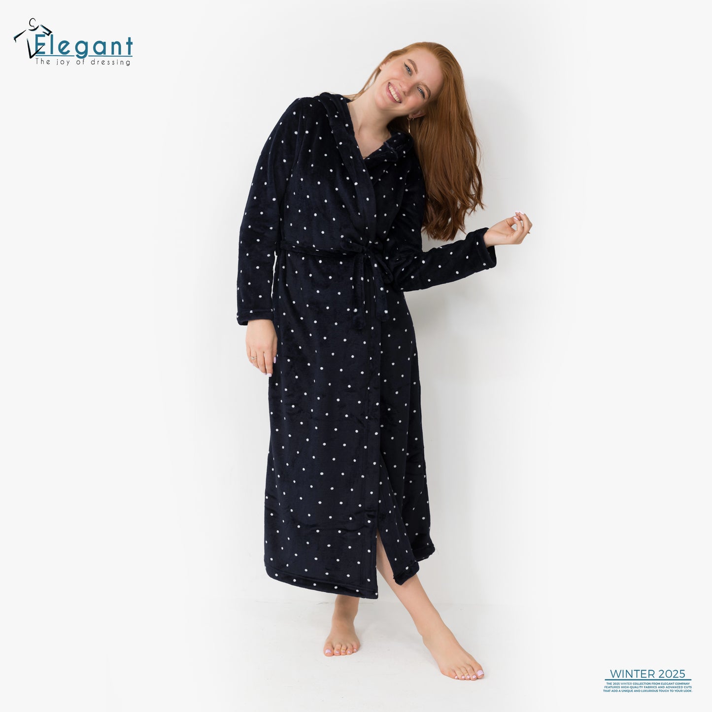 Polar Long Robe - Navy Pearl