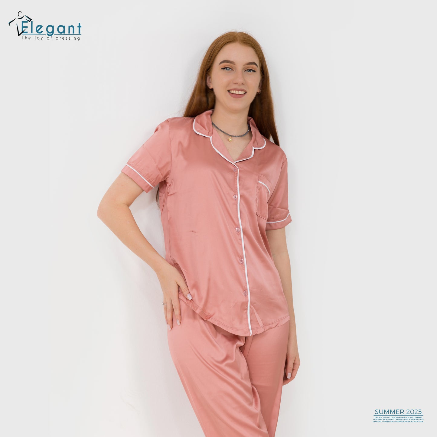 Satin Classic PJ Pants - Simon