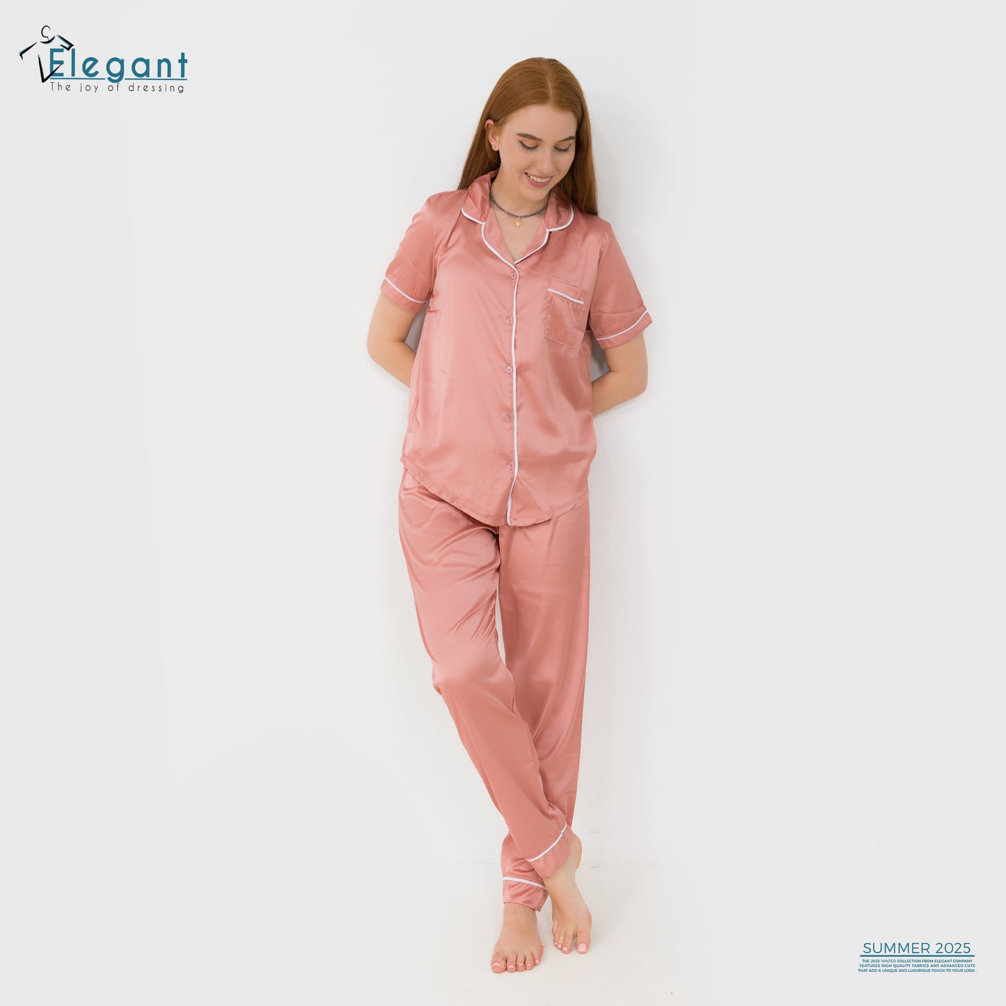 Satin Classic PJ Pants - Simon
