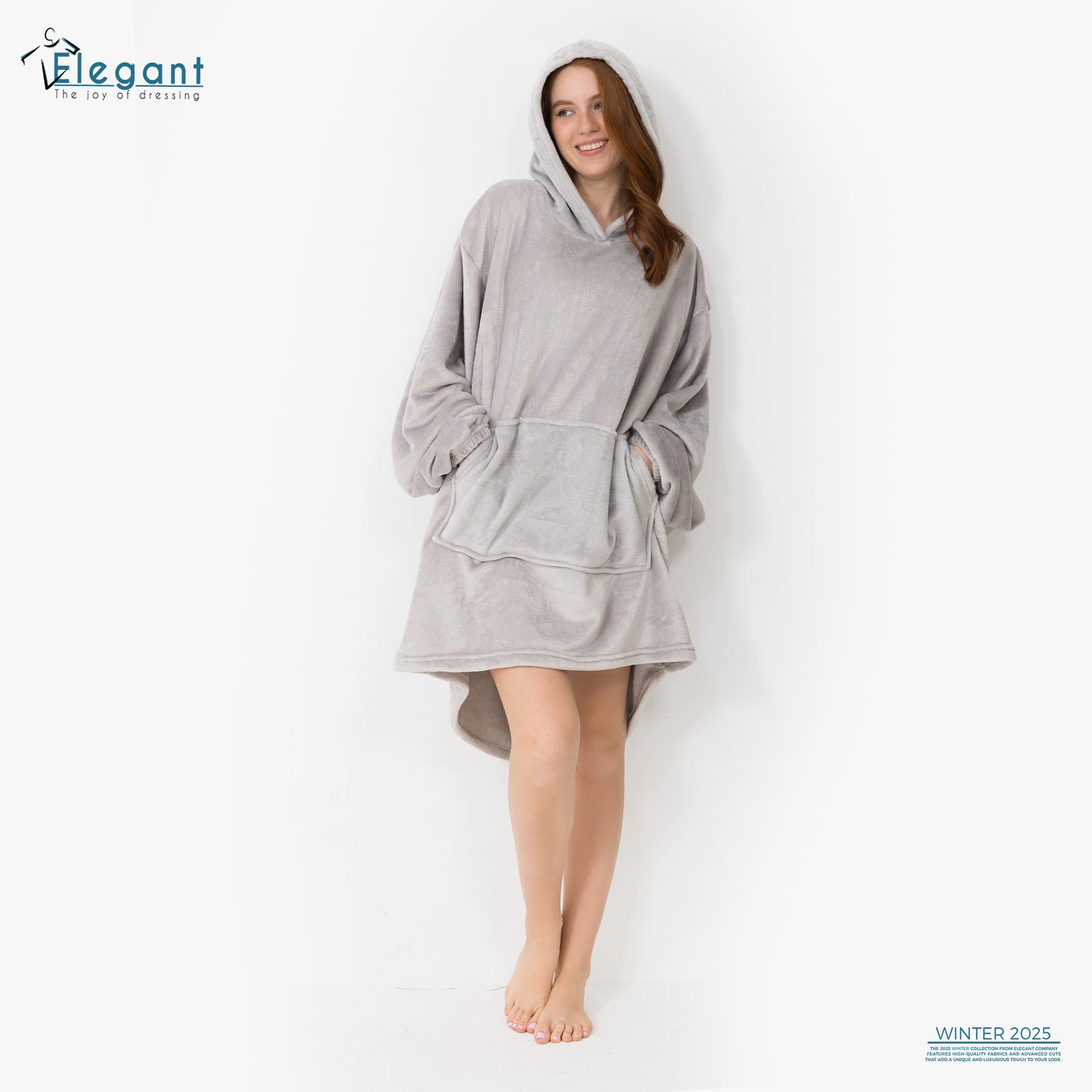 Blanket Hoodie - Grey