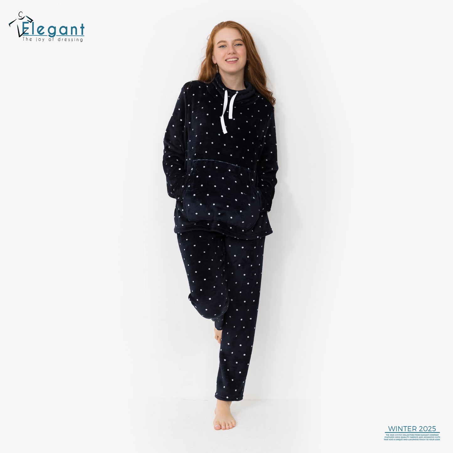 Polar PJ Turtleneck - Navy Pearl