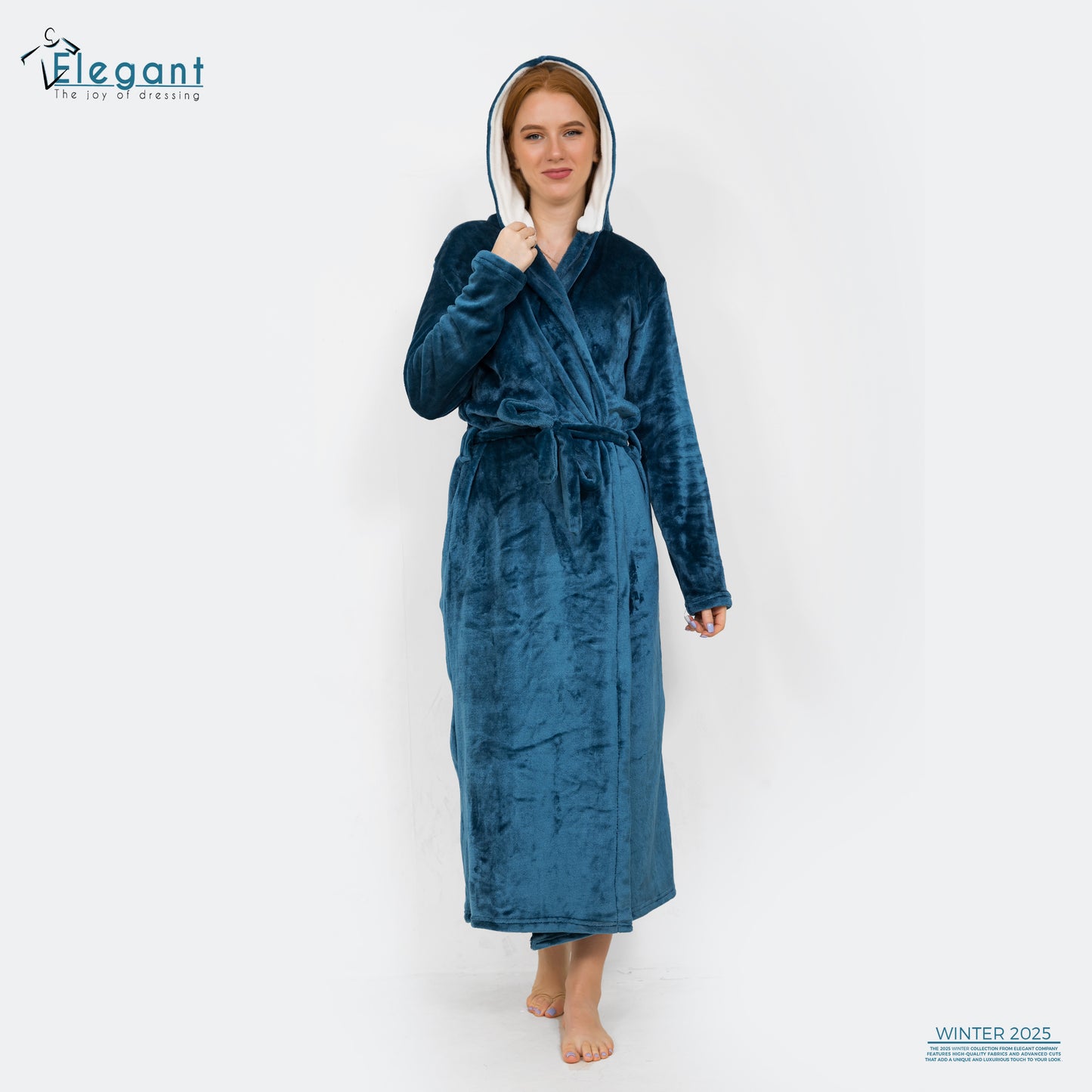 Polar Long Robe - indigo