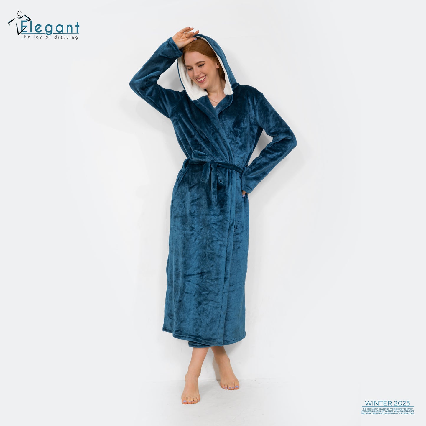 Polar Long Robe - indigo