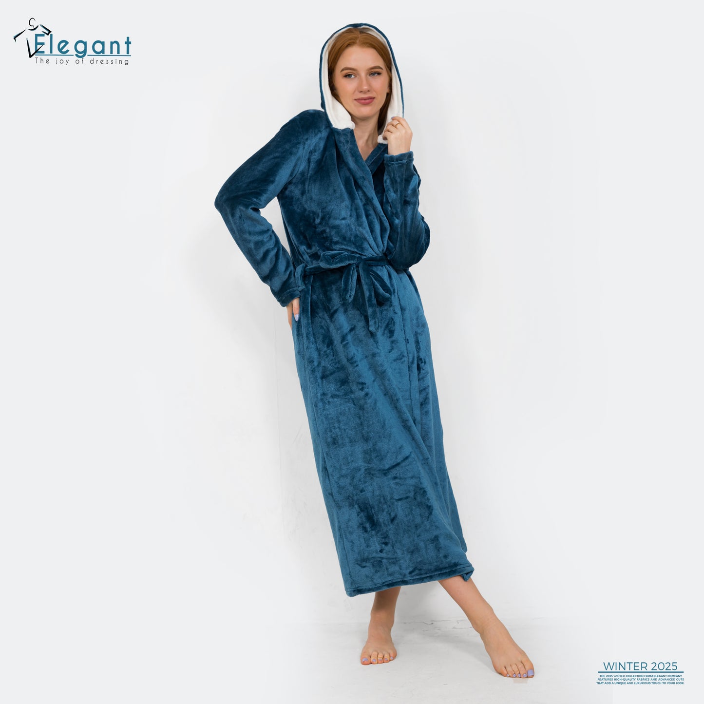 Polar Long Robe - indigo