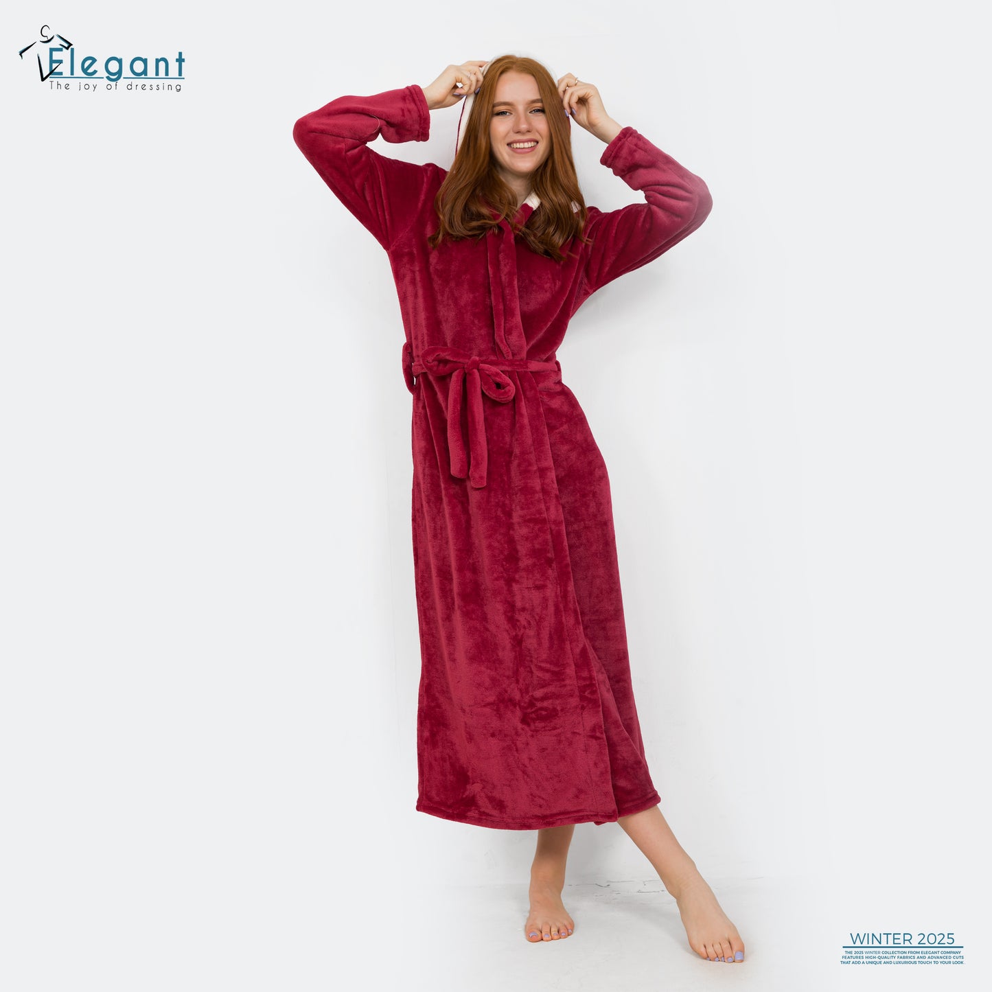 Polar Long Robe - Maroon