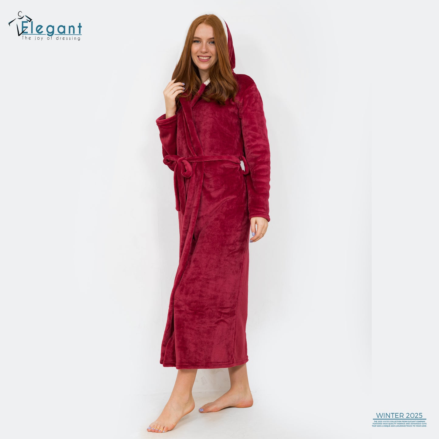 Polar Long Robe - Maroon