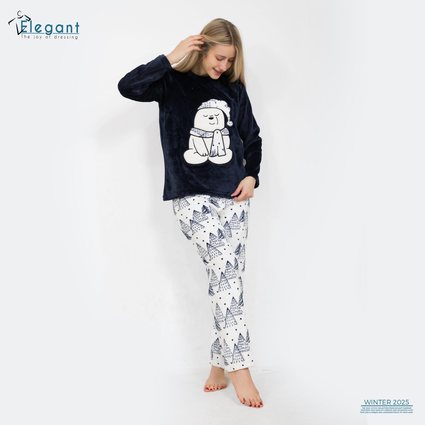 Polar PJ Navy - Bear Relaxing time