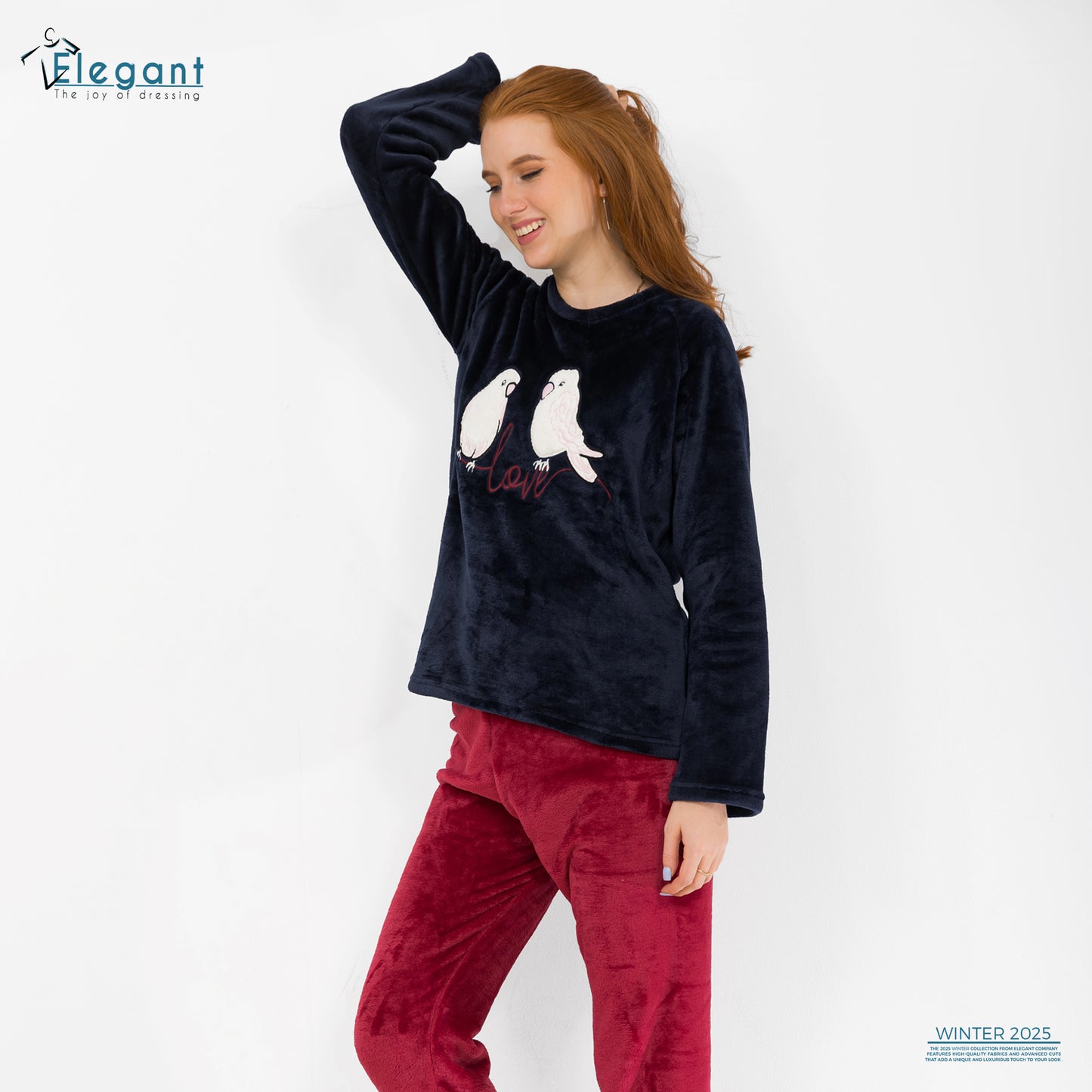 Polar PJ Navy - Birds Love