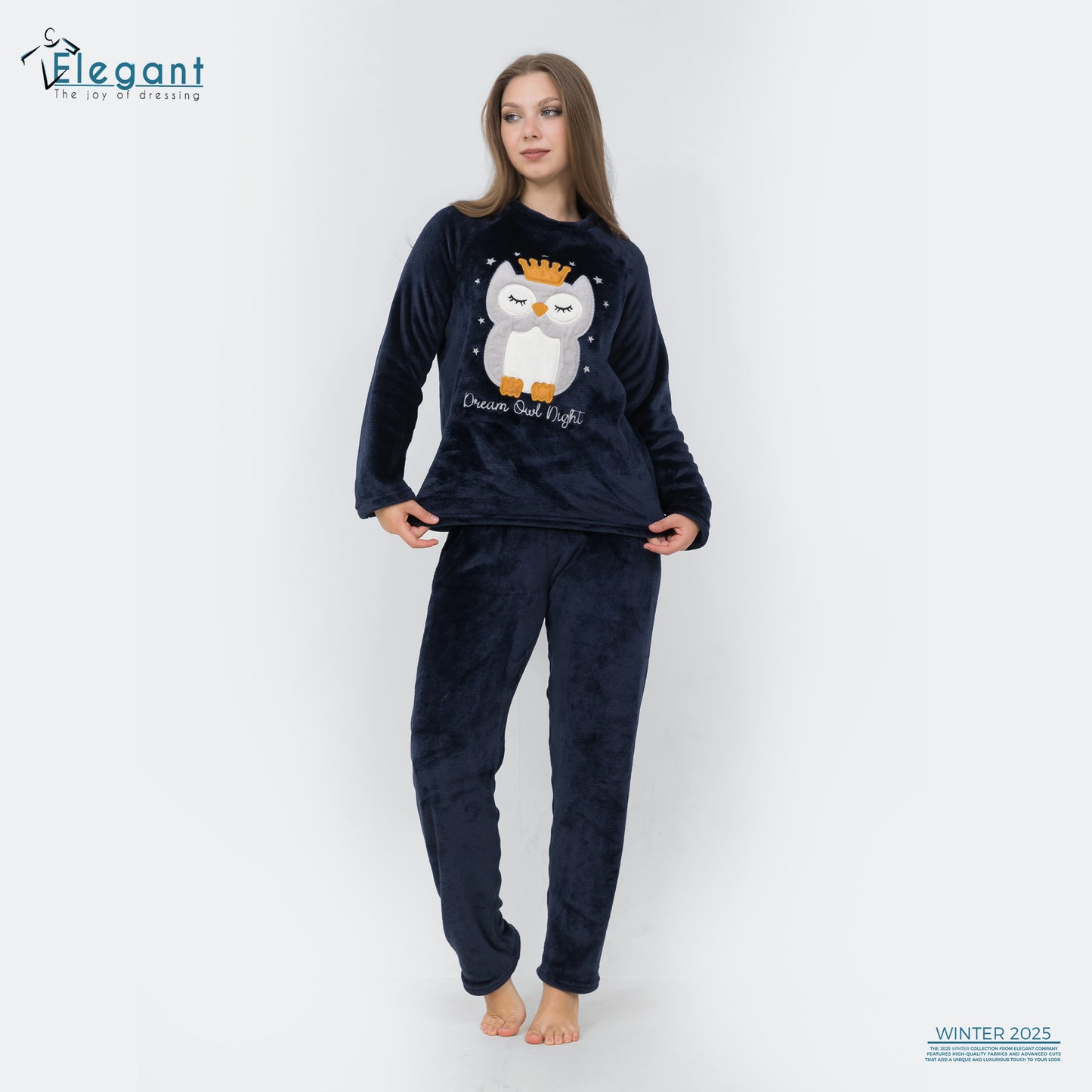 Polar PJ Navy - warm owl night