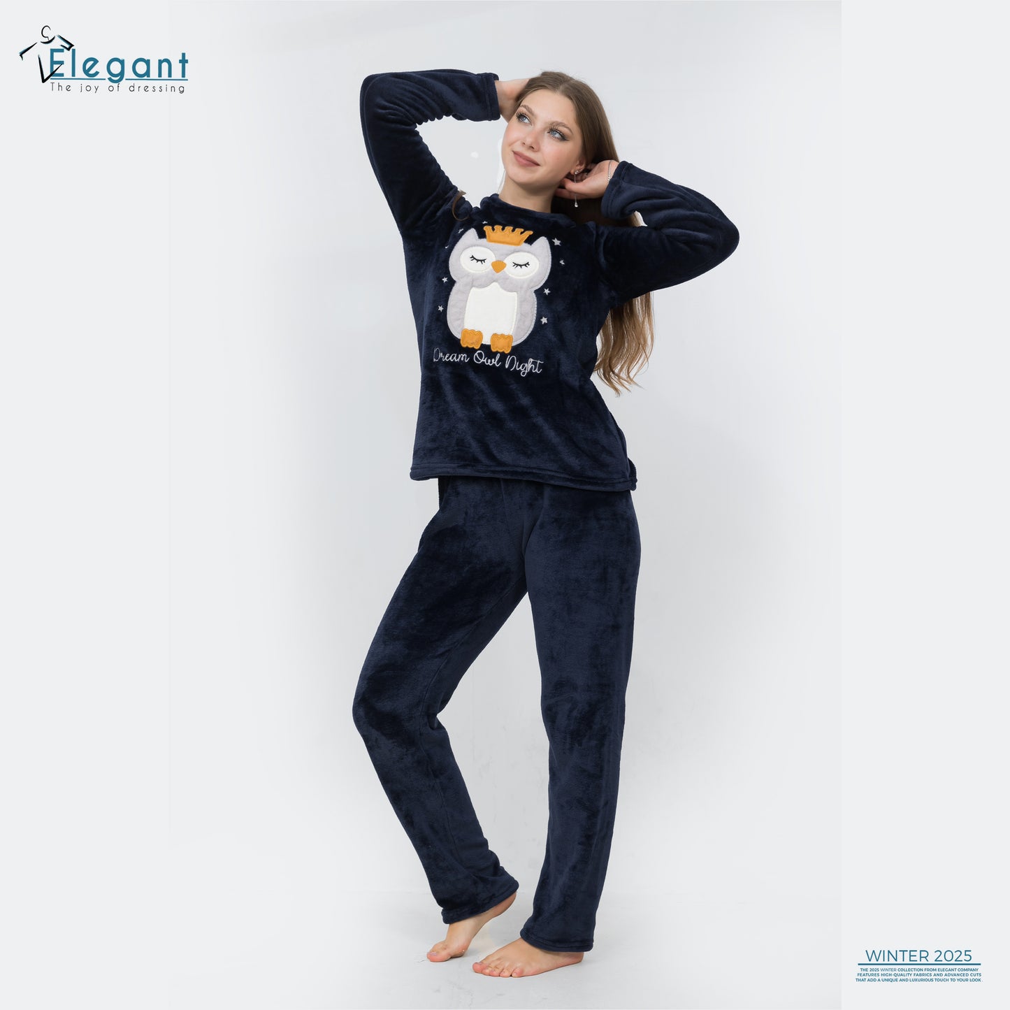 Polar PJ Navy - warm owl night