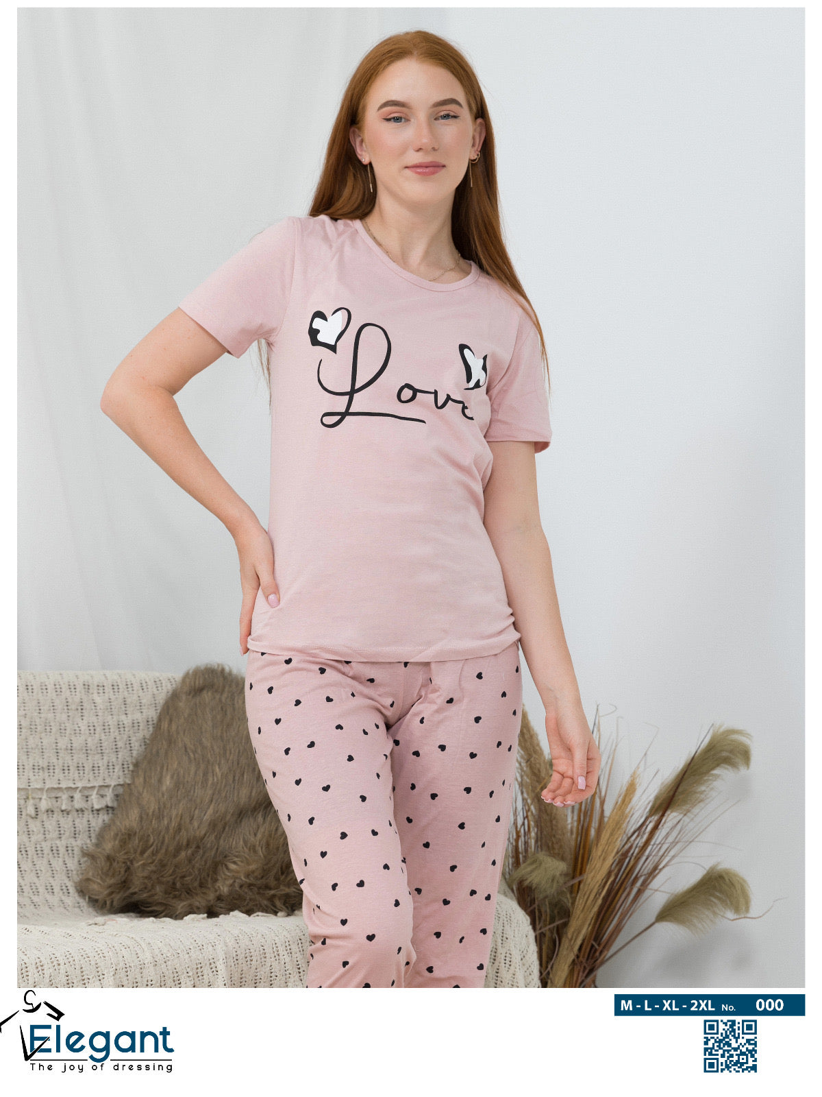 PJs Pants Cotton Simon - Love