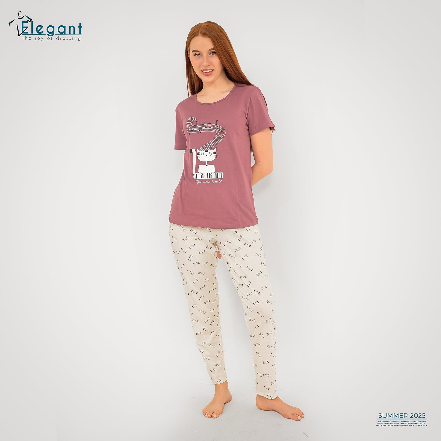 PJs Pants Cotton Cashmere - Meow Music Band