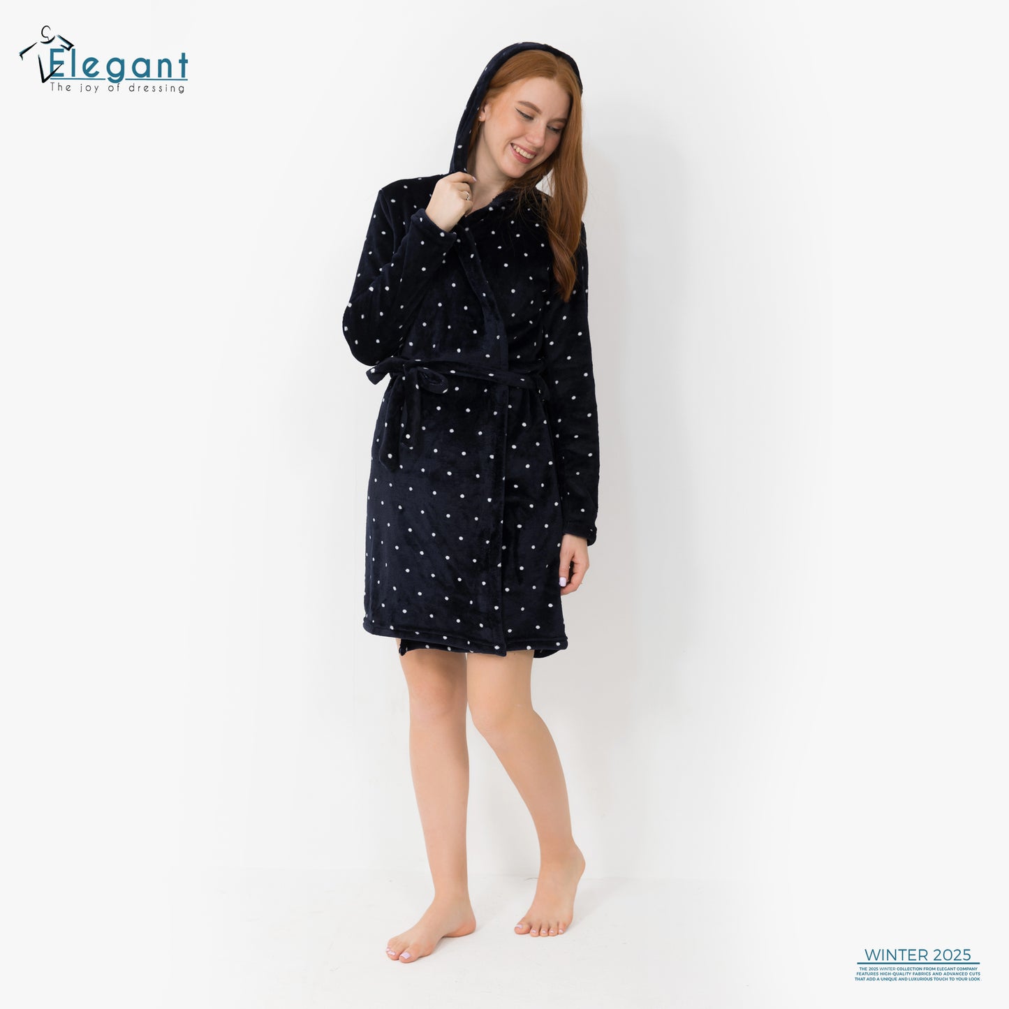 Polar Mini Robe - Navy Pearl