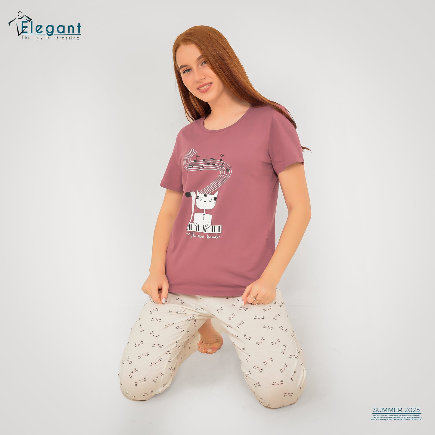 PJs Pants Cotton Cashmere - Meow Music Band