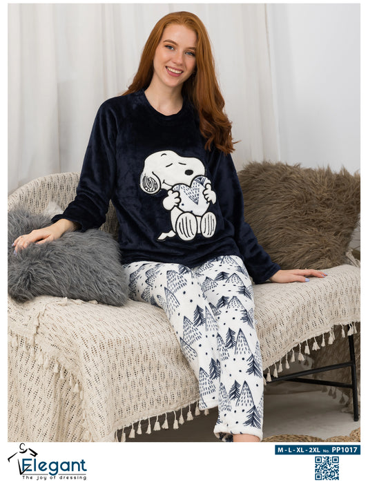 Polar PJ Navy - Snoopy Love