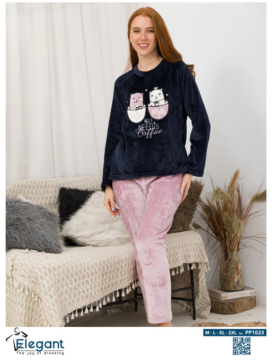 Polar PJ Navy - All i need is coffee