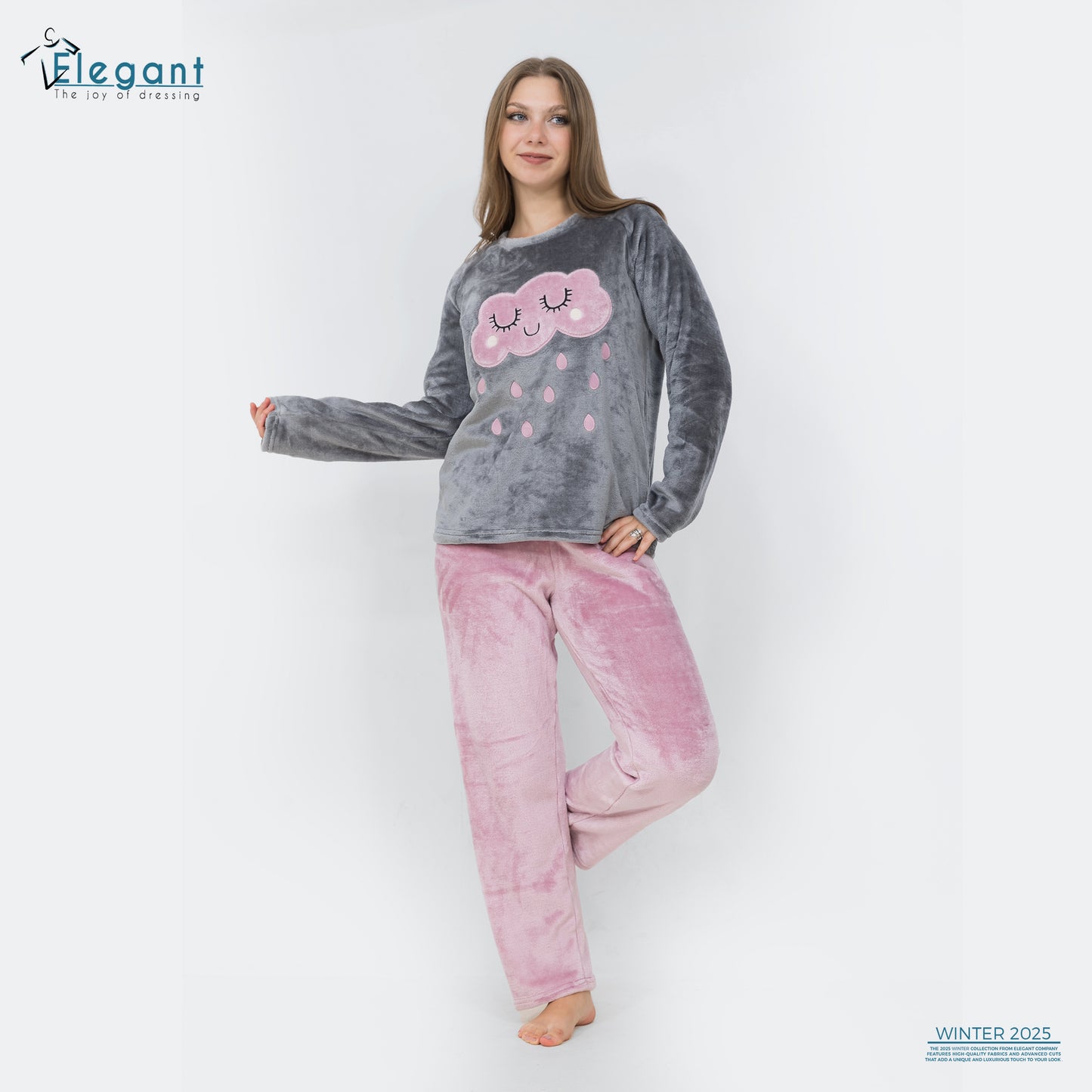 Polar PJ Grey/Rose - Raining