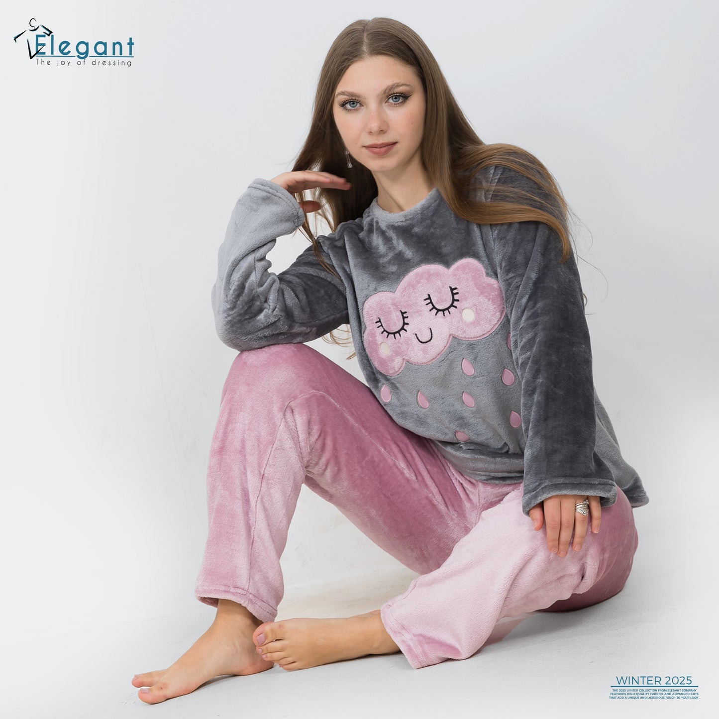 Polar PJ Grey/Rose - Raining