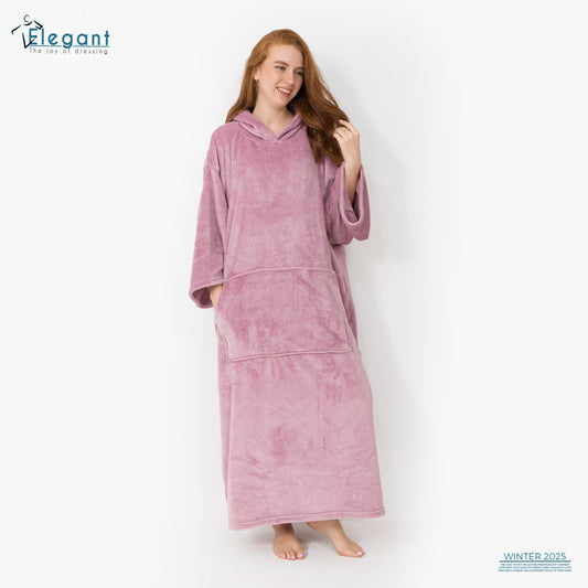 Long Blanket Hoodie - Cashmere