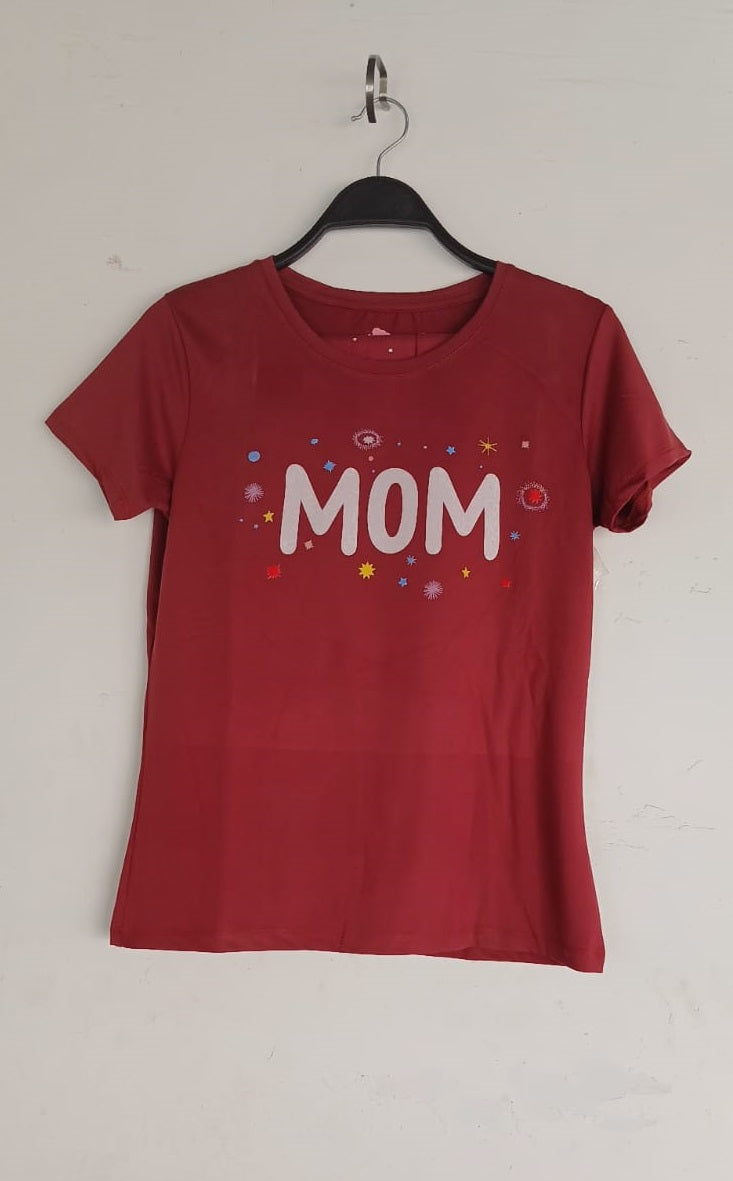 PJ Pants Polycotton Brick Red- MOM