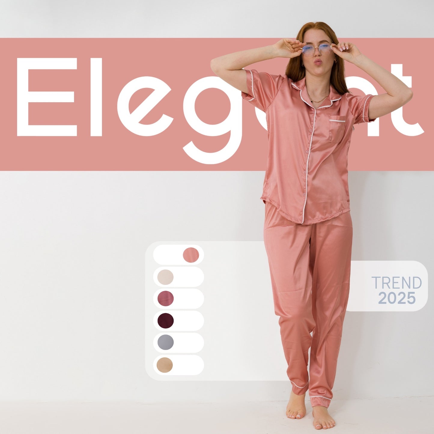 Satin Classic PJ Pants - Simon