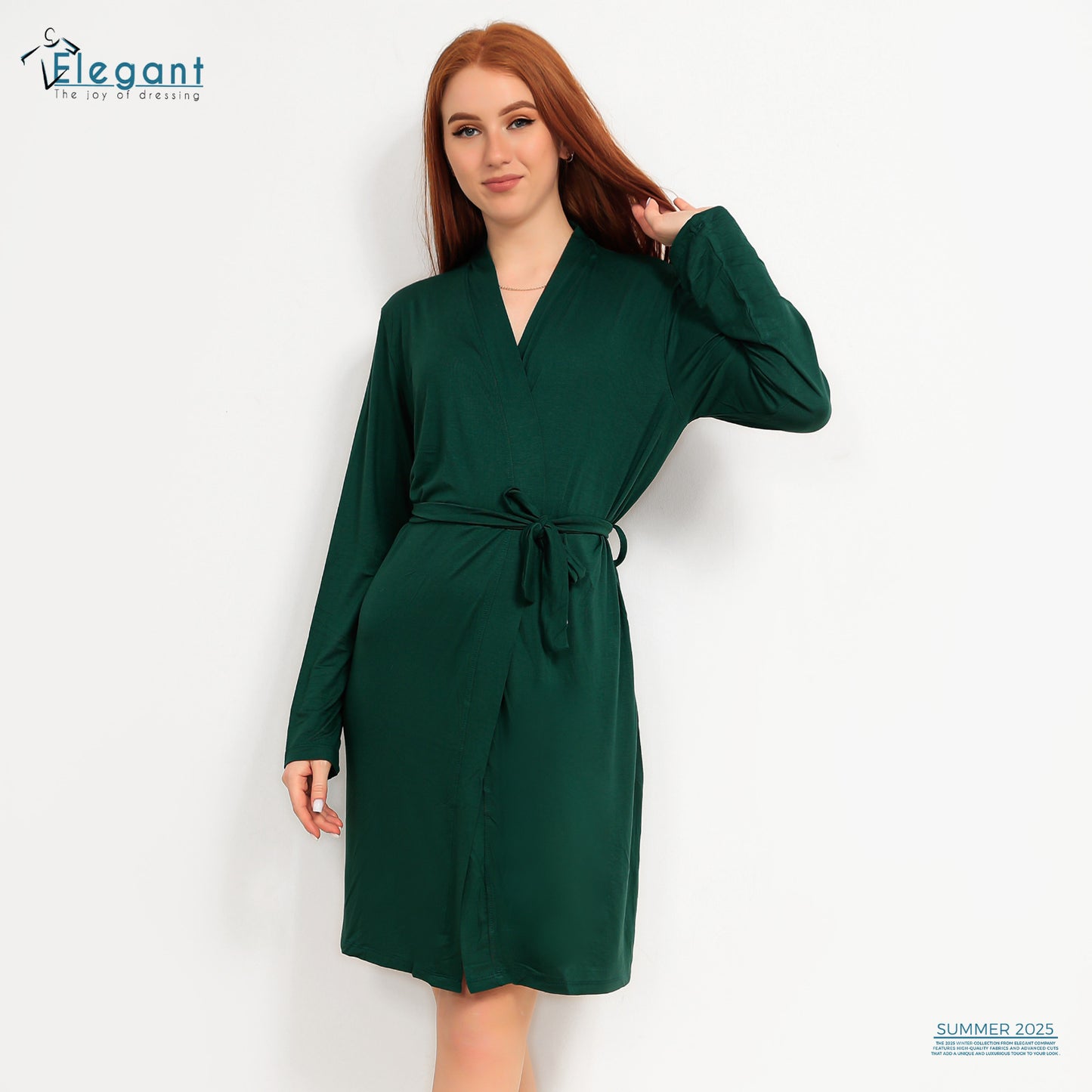 Robe Viscose - Emerald Green