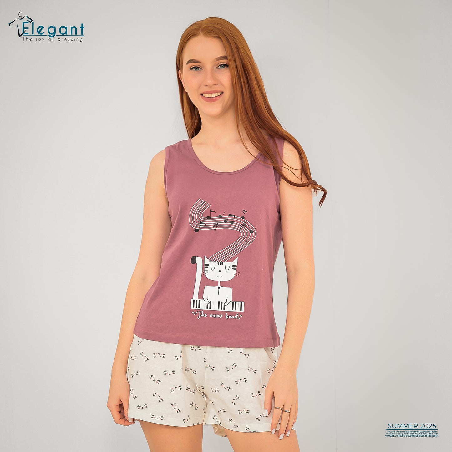 PJ short Cotton Cashmere - Meow Music Band