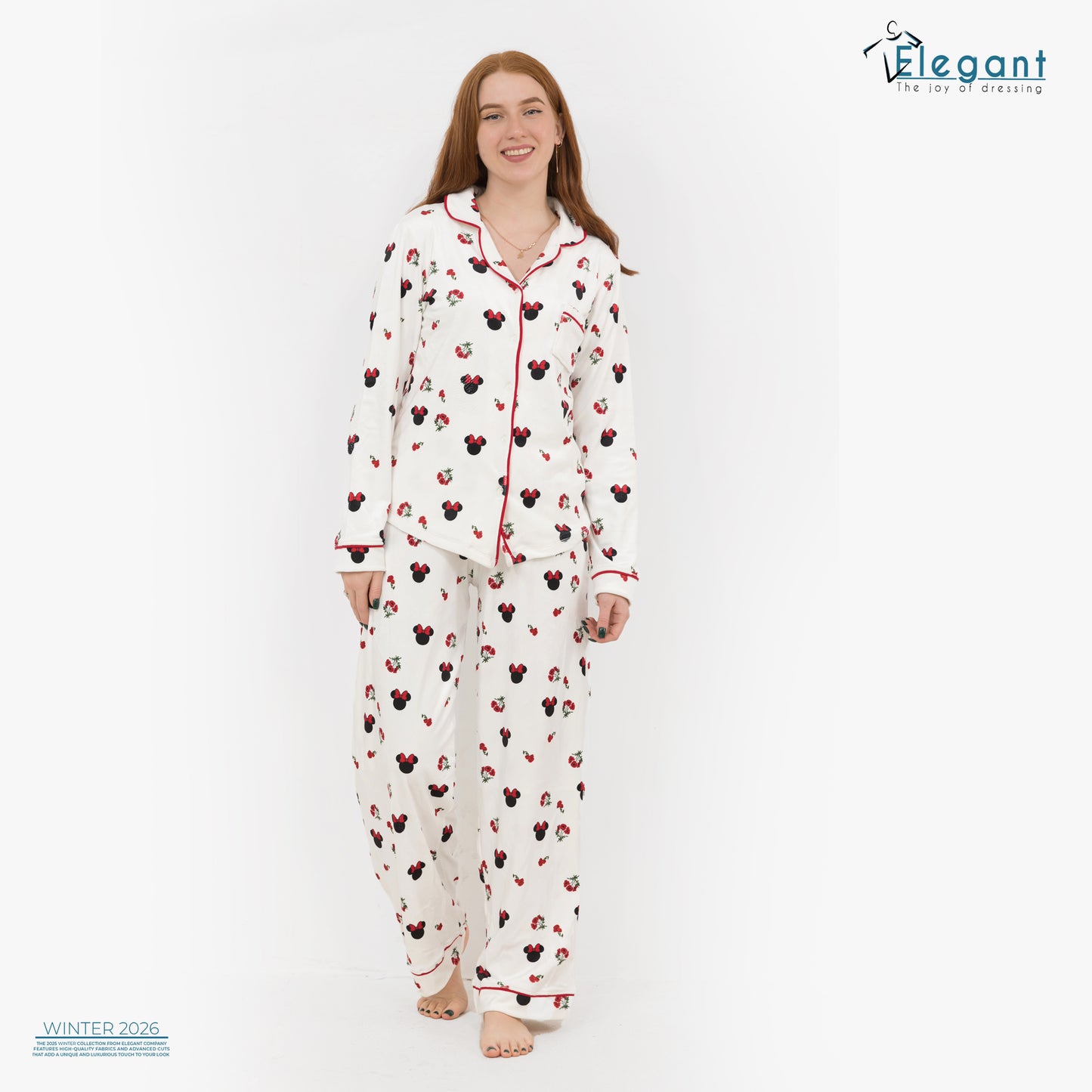 Velvet Classic Wide Leg - Minnie Mouse