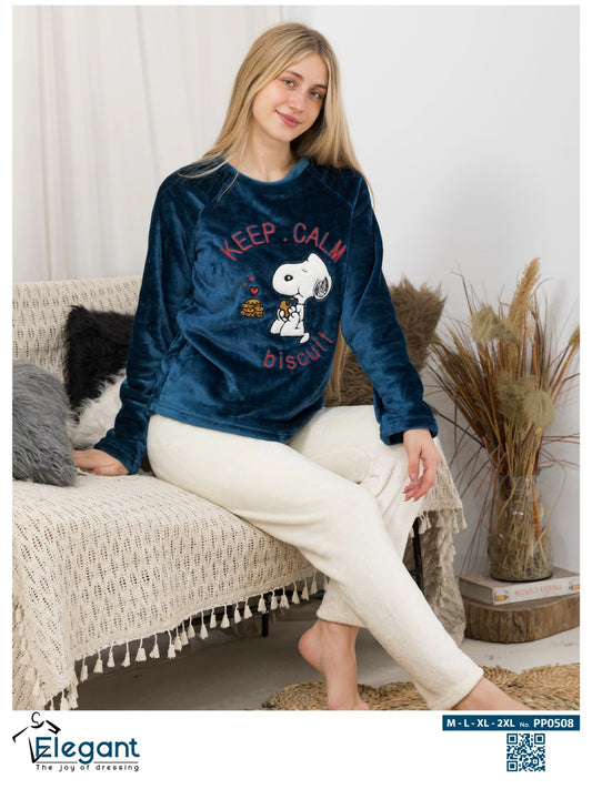 Polar PJ Navy/Offwhite - Biscuit