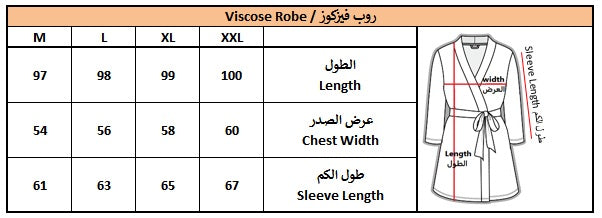 Set Viscose Nightshirt & Robe - white - Hearts