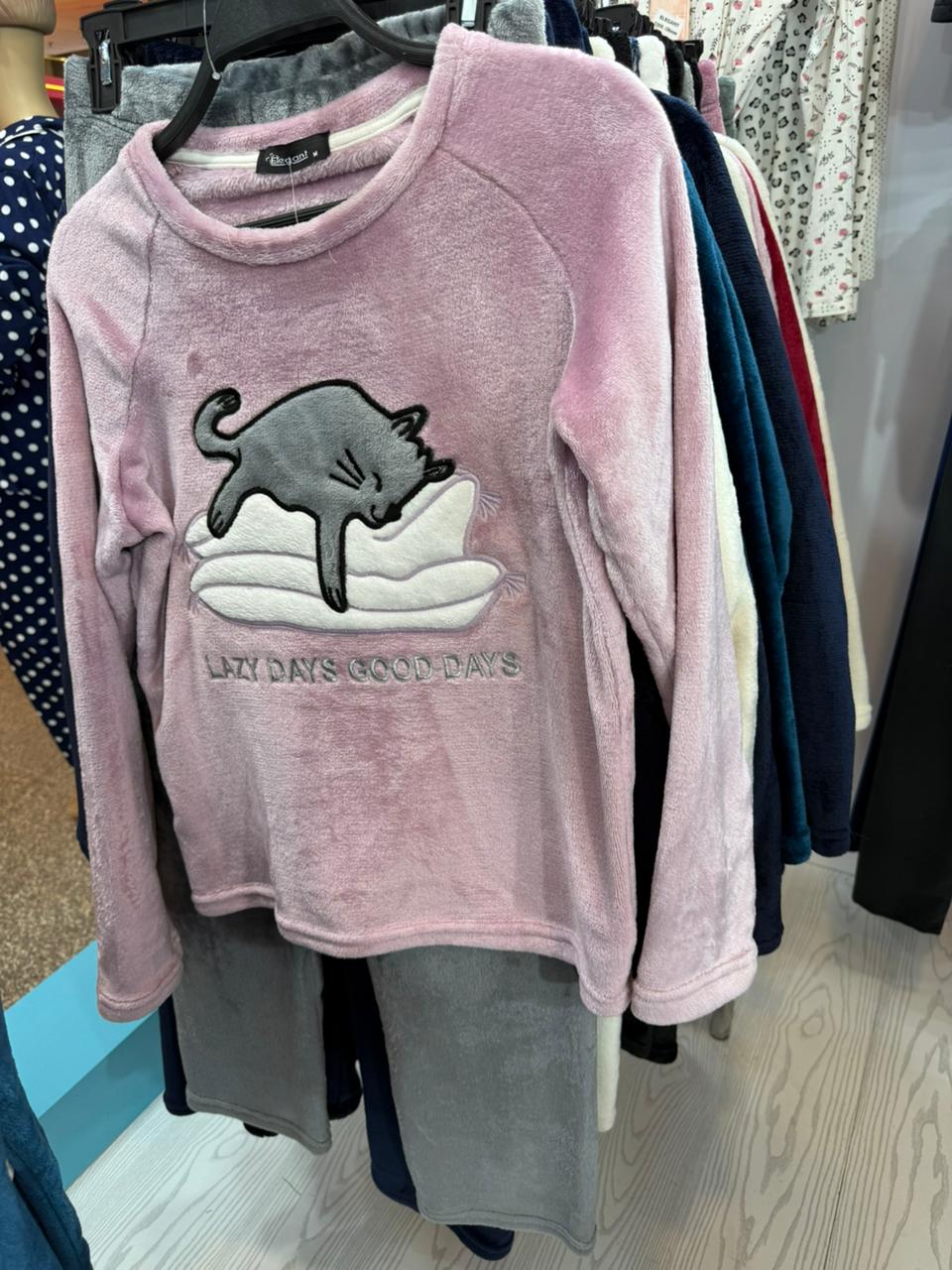 Polar PJ Rose/Grey - Lazy Cat