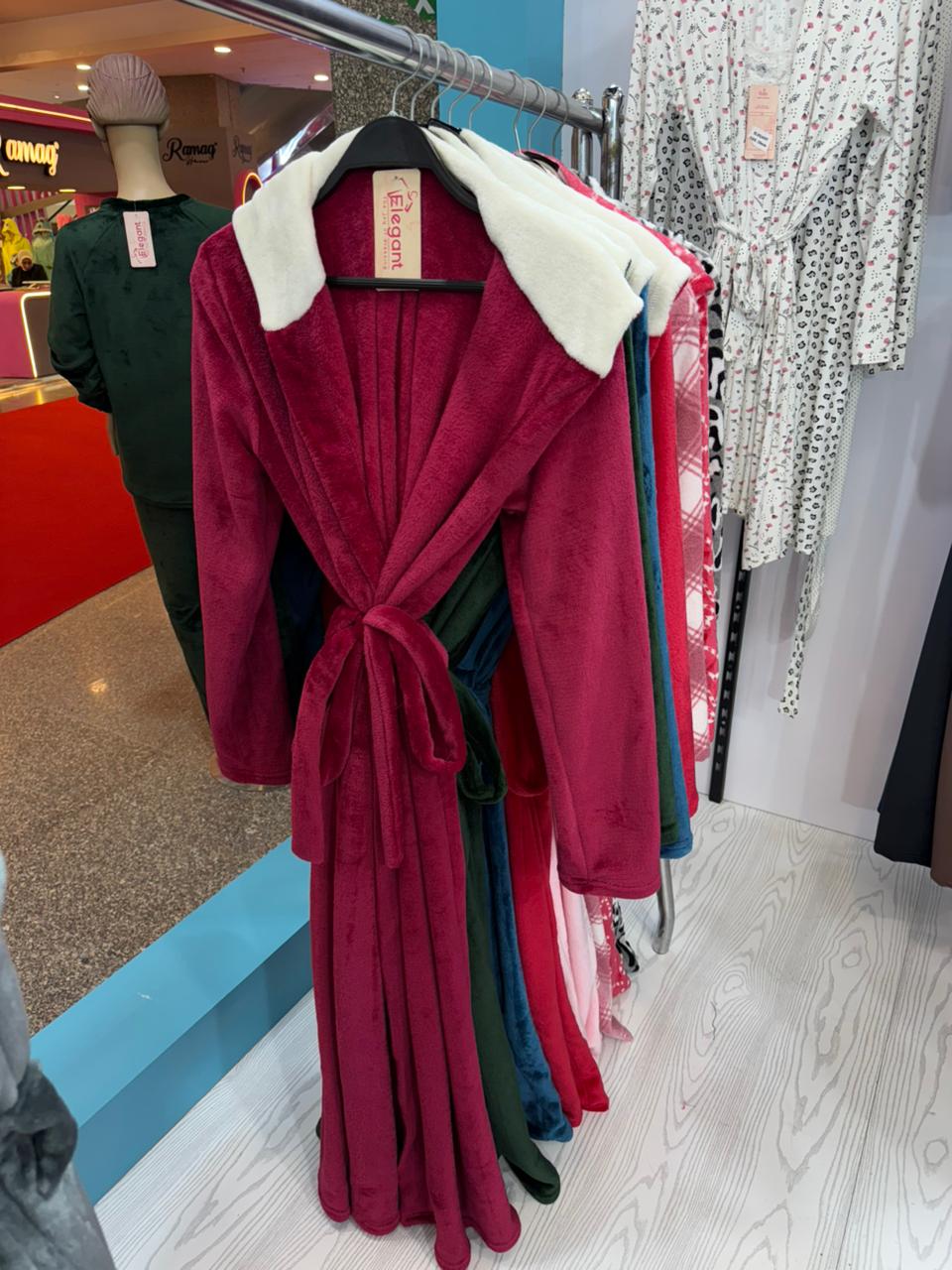 Polar Long Robe - Maroon