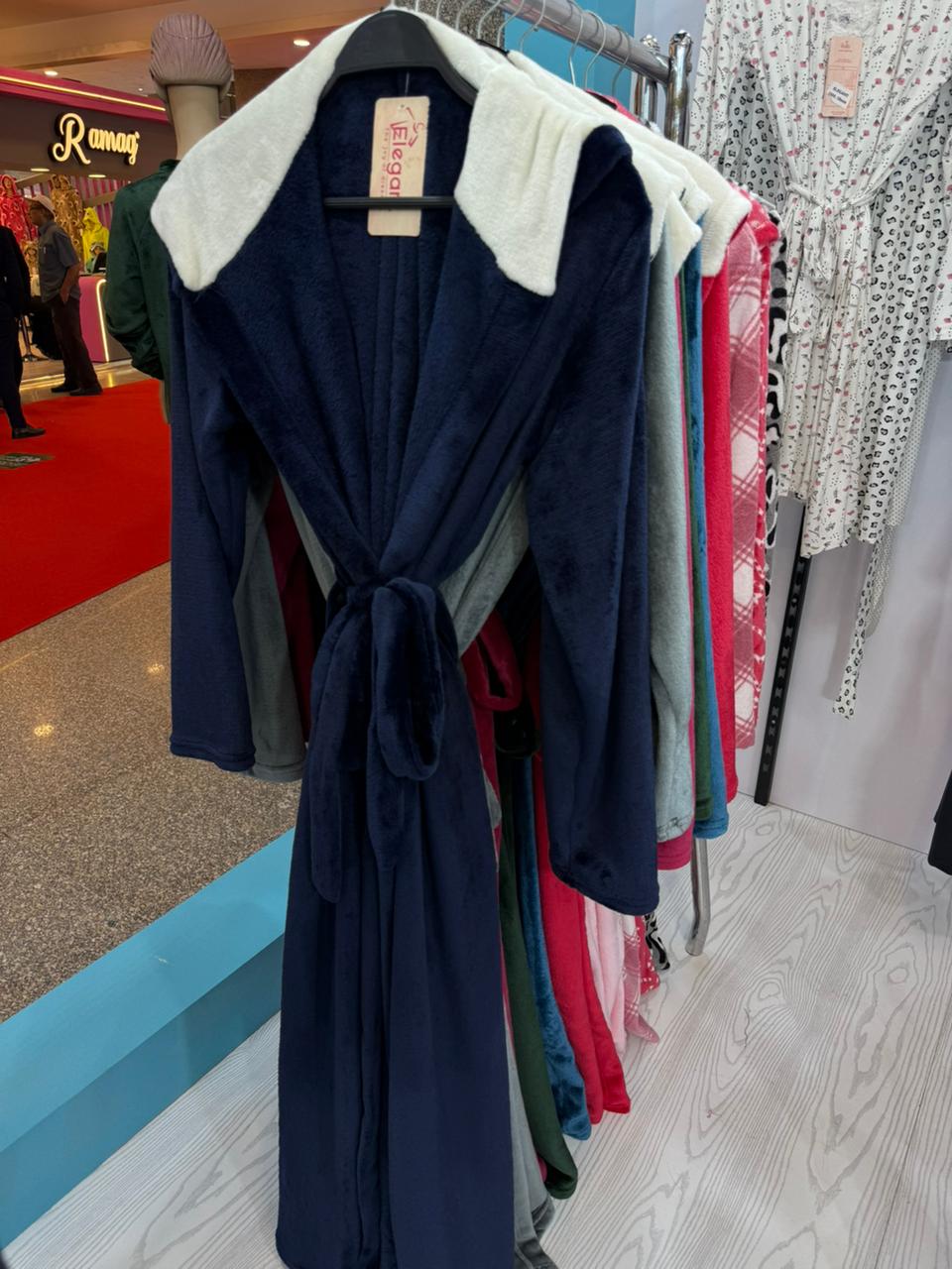Polar Long Robe - Navy