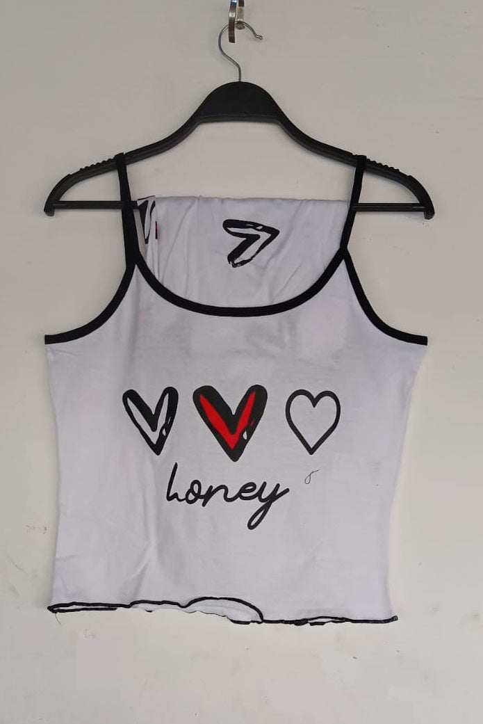 PJ short Cotton white - Lovey