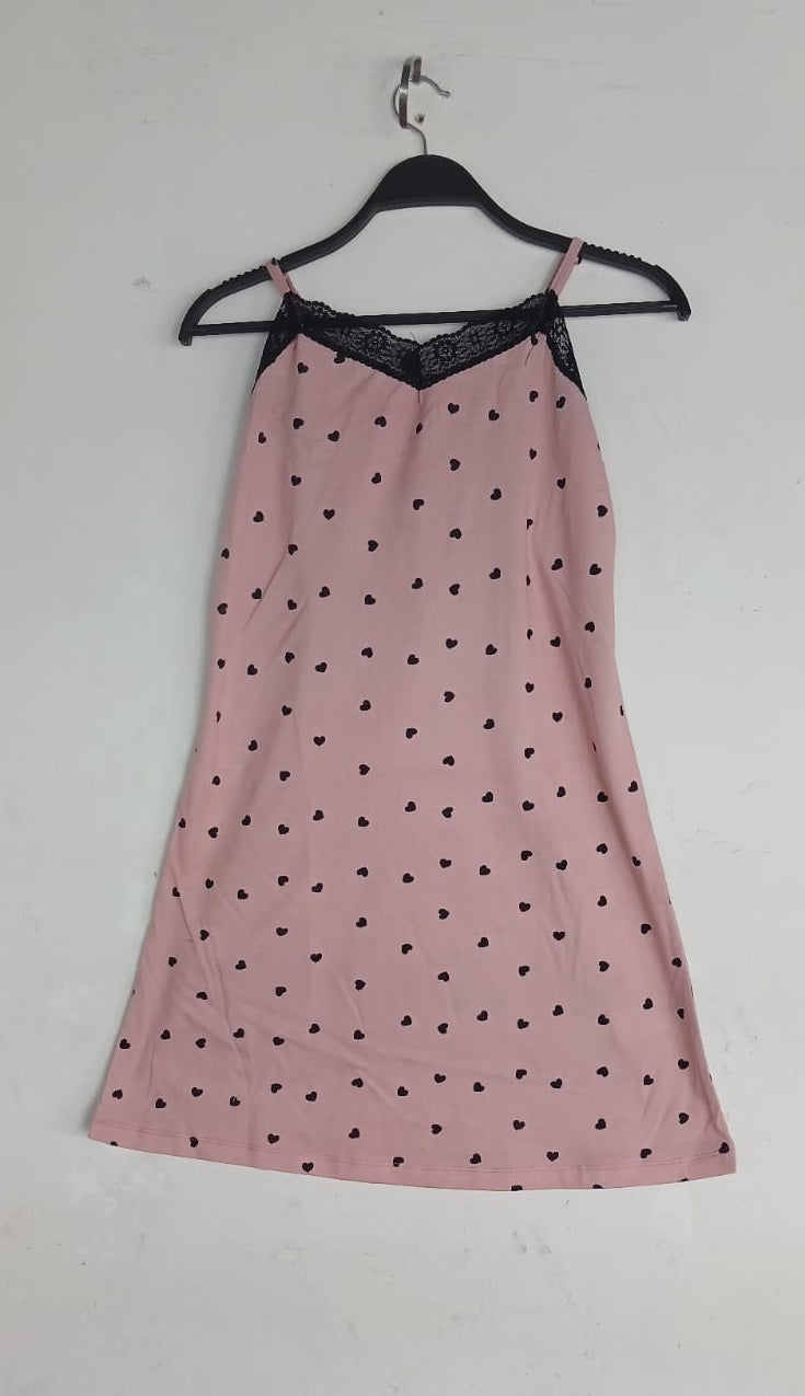 Straps Nightshirt Cotton -mini hearts- Simon