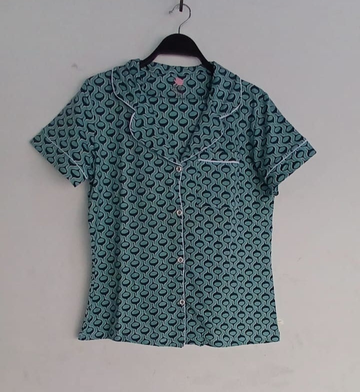 Classic PJ Pants Cotton - Pattern Green