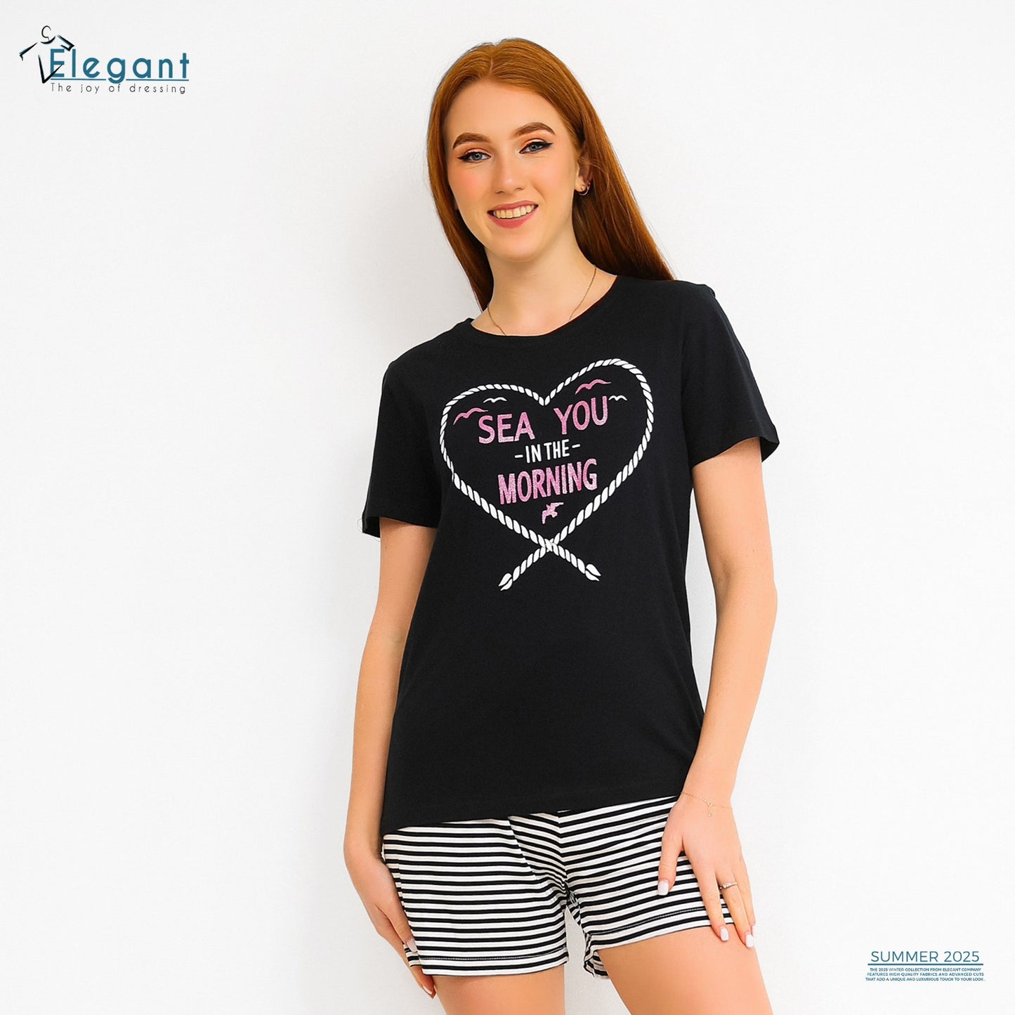 PJ short Cotton Black - Sea You