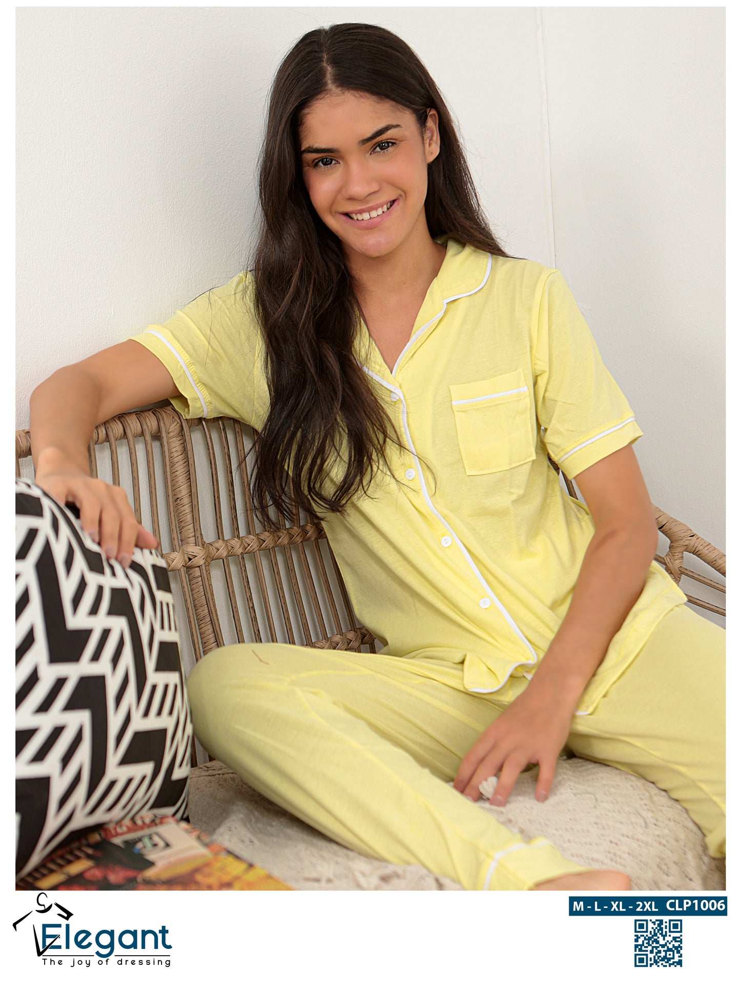 Classic PJ Pants Cotton - Plain Yellow