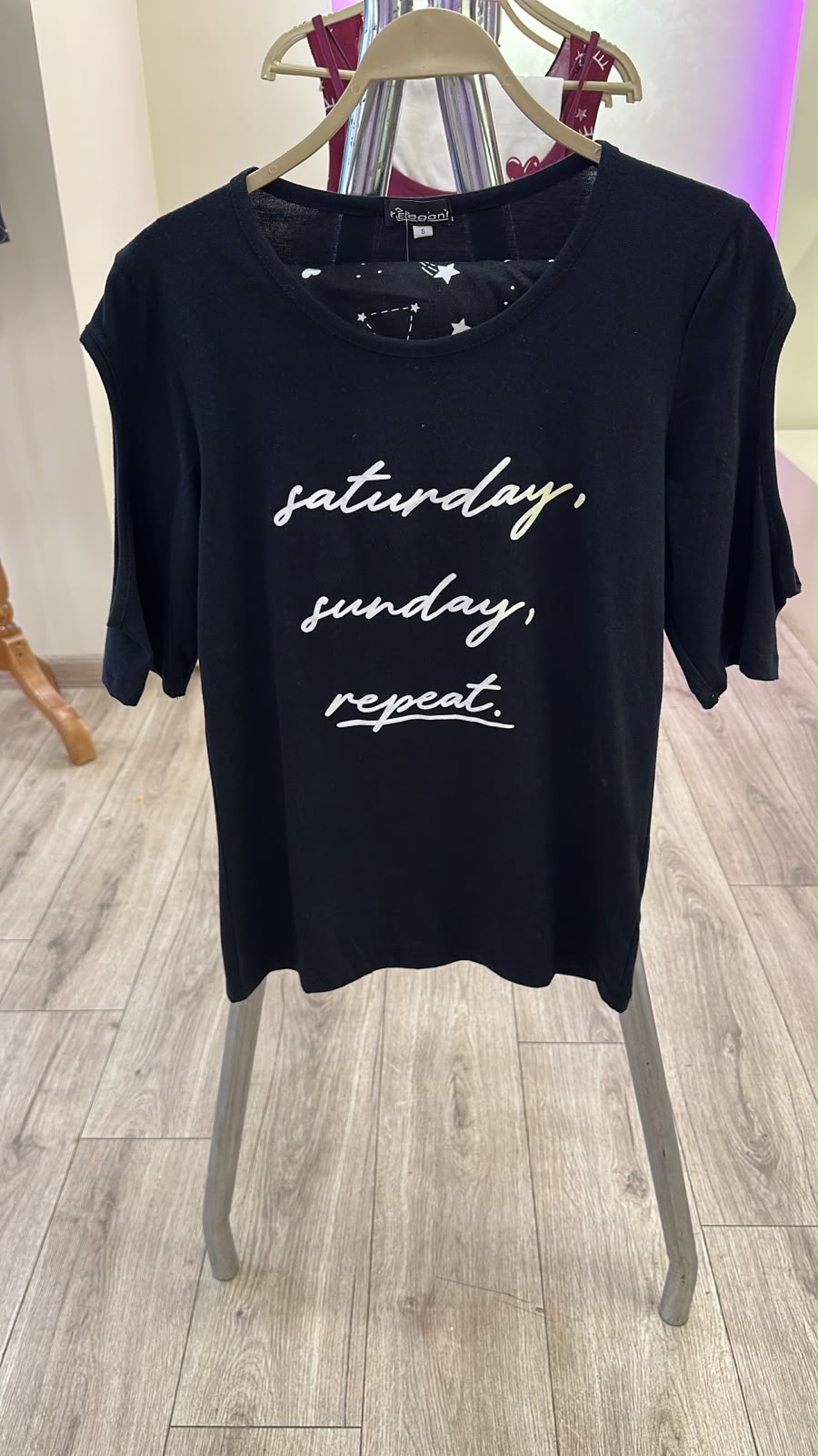 PJ Shorts Black Cotton - Arm Slit - Saturday Sunday Repeat