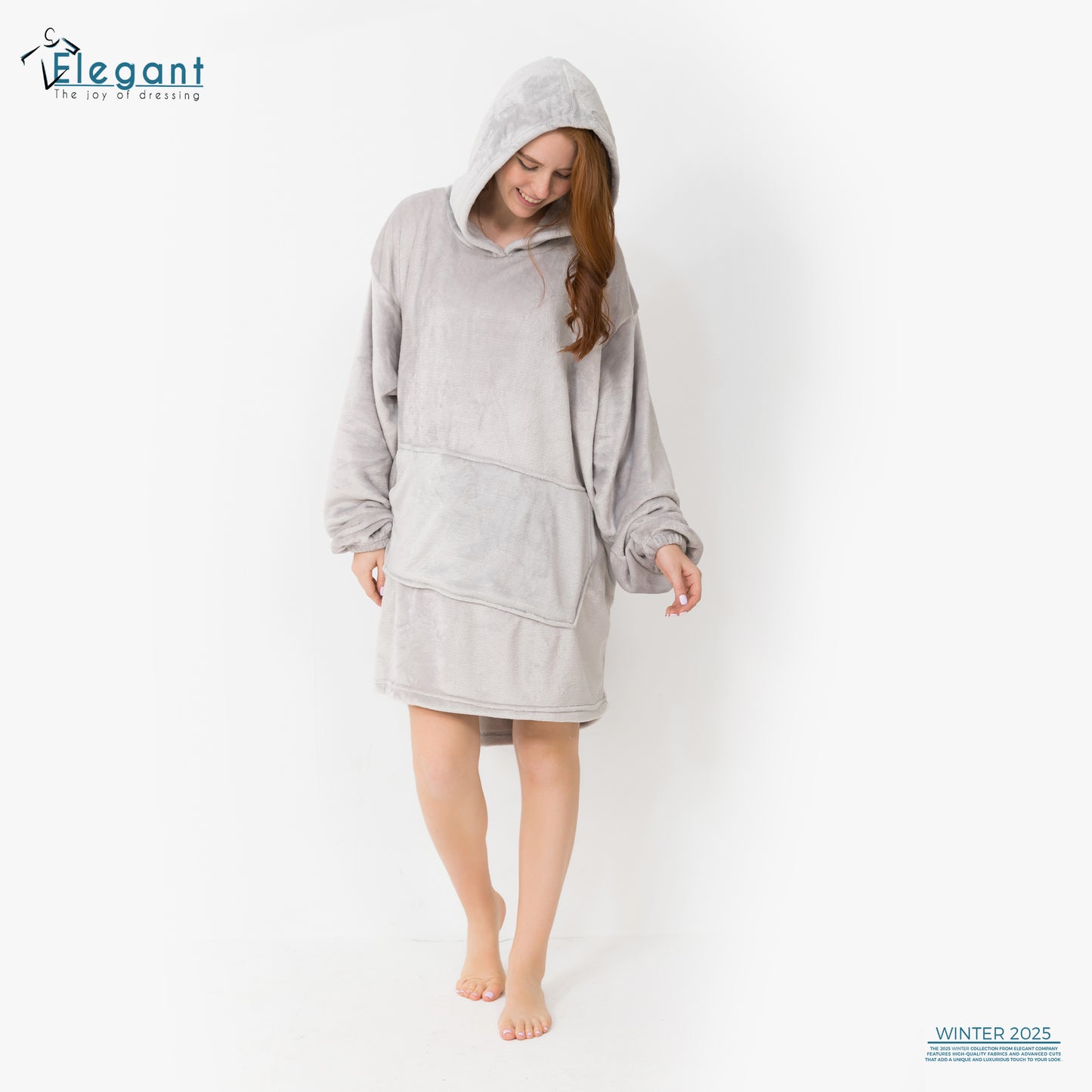 Blanket Hoodie - Grey