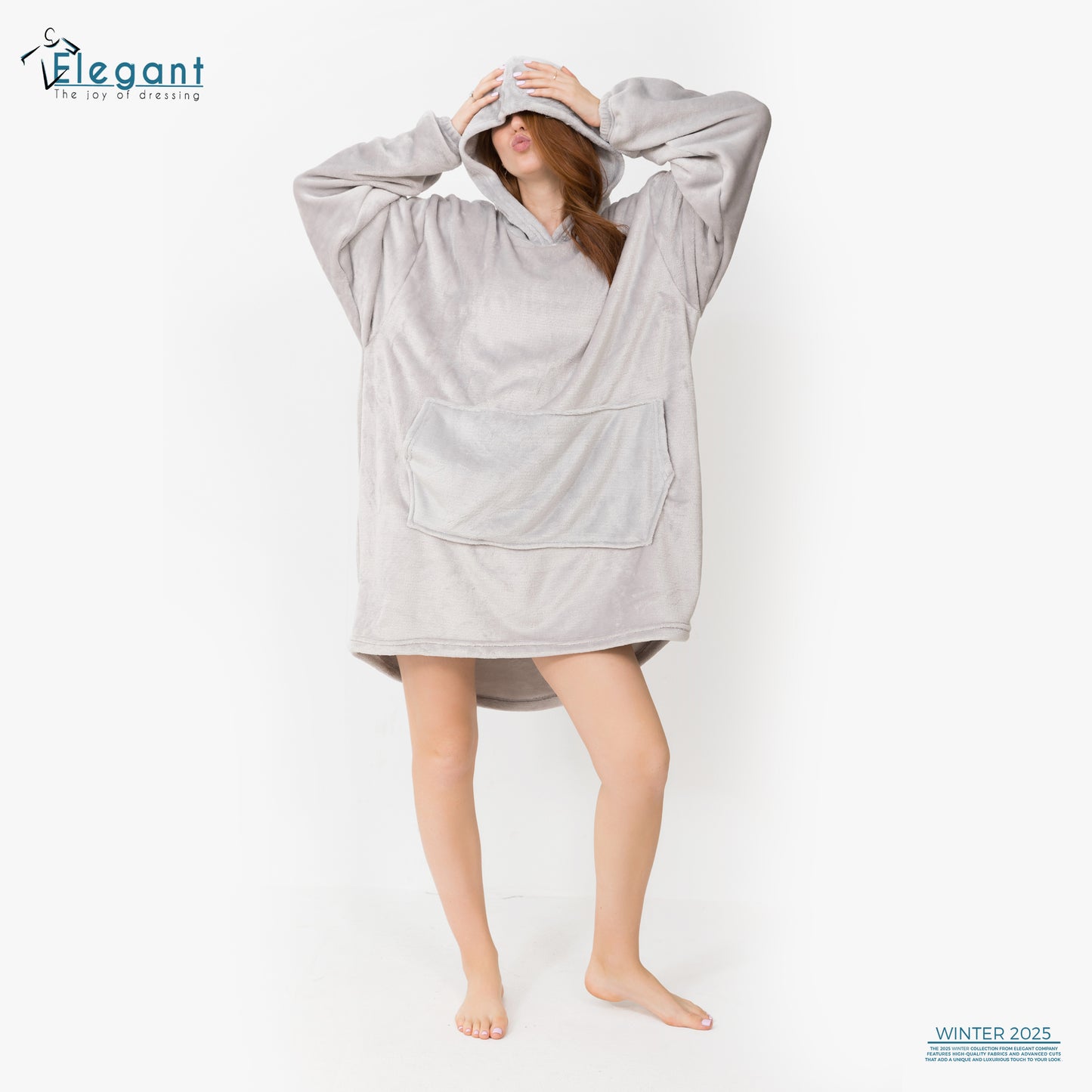 Blanket Hoodie - Grey