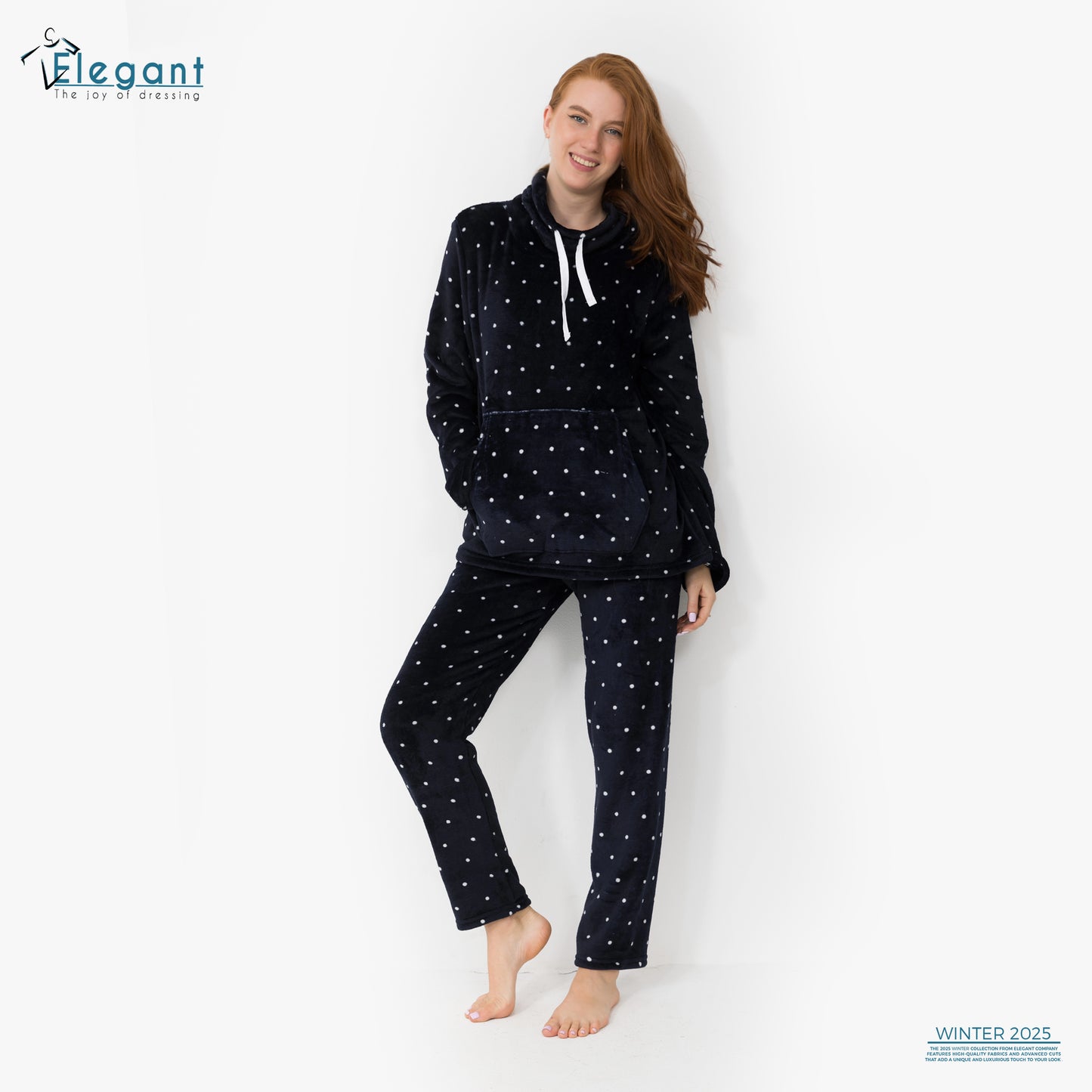 Polar PJ Turtleneck - Navy Pearl