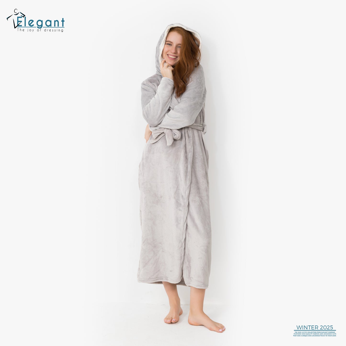 Polar Long Robe - Grey