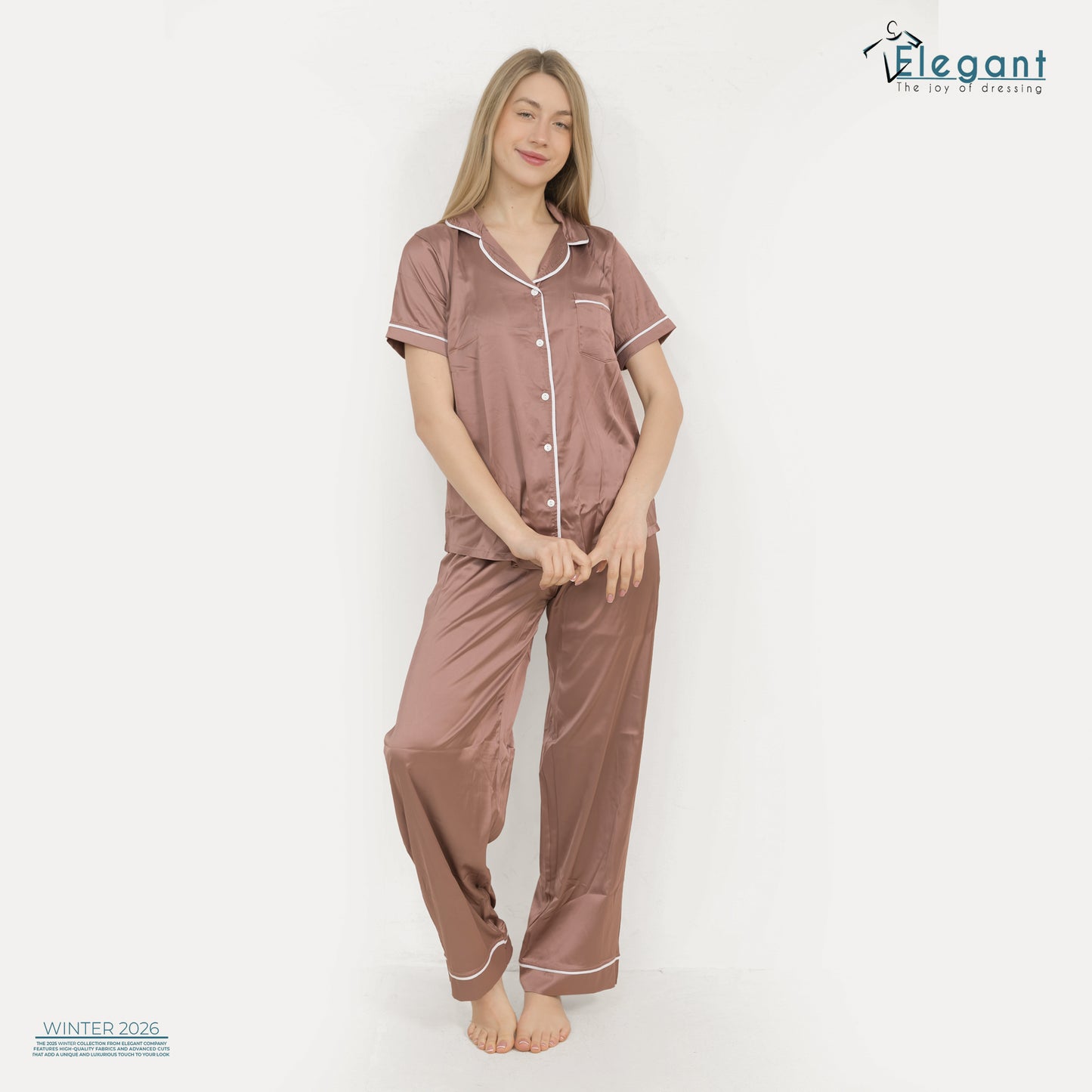 Satin Classic PJ Pants - Cashmere