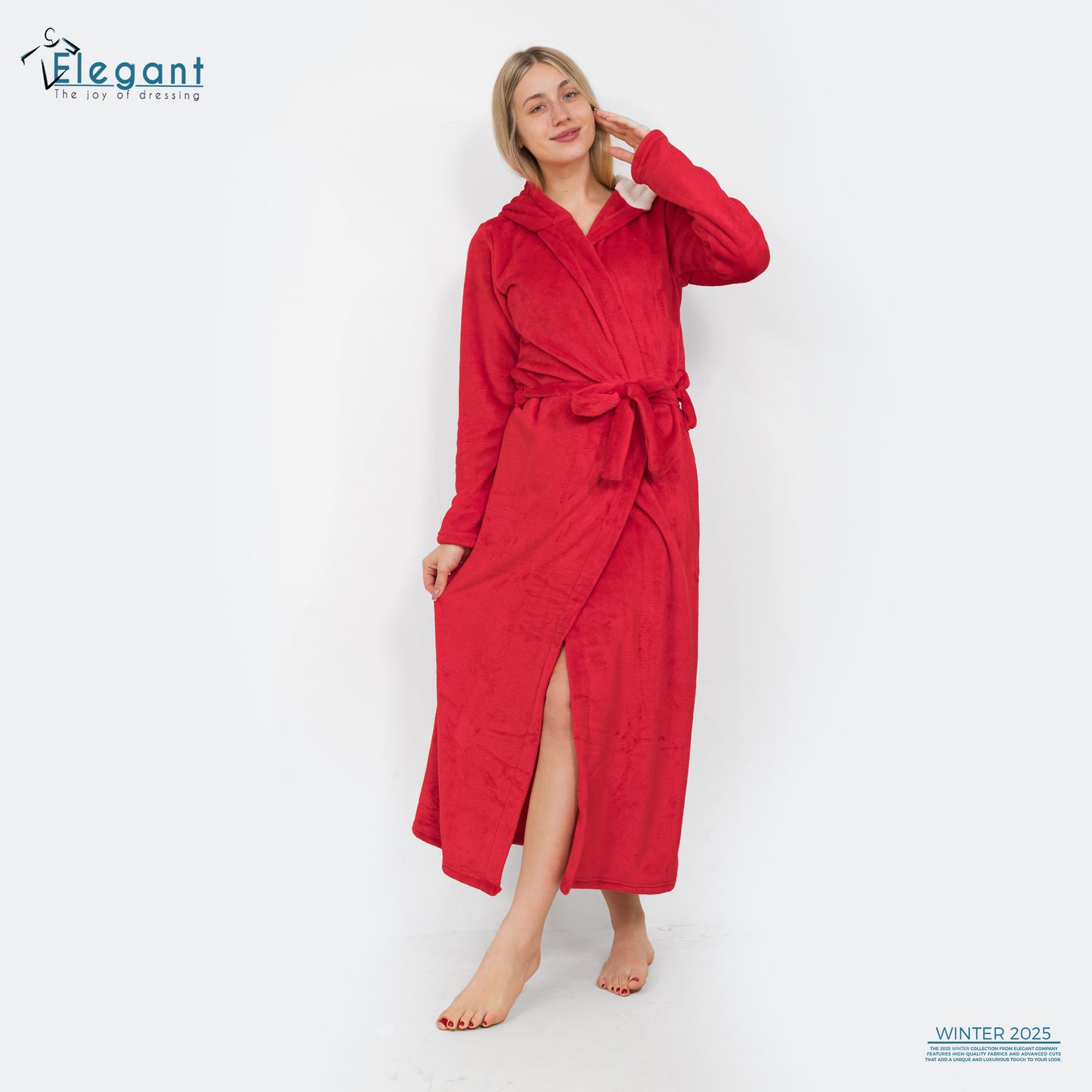 Polar Long Robe - Red