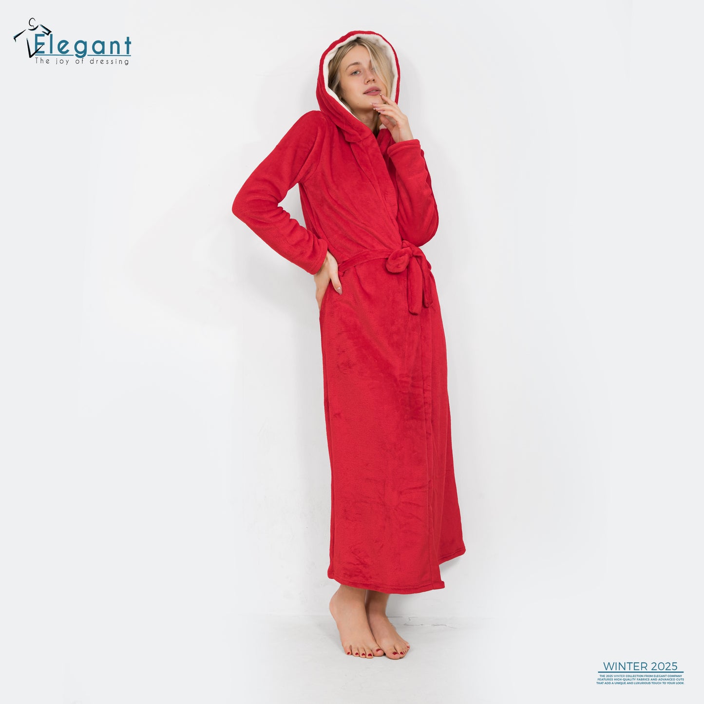 Polar Long Robe - Red