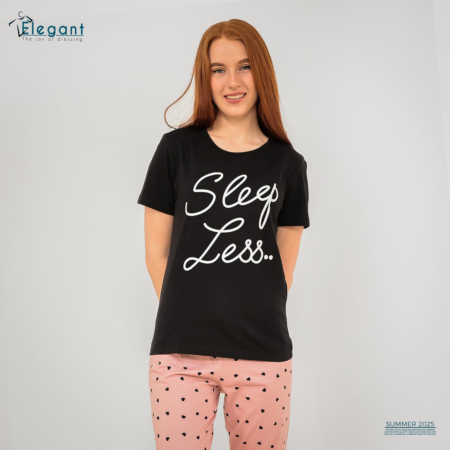 PJ Pants Cotton Black - Sleep Less