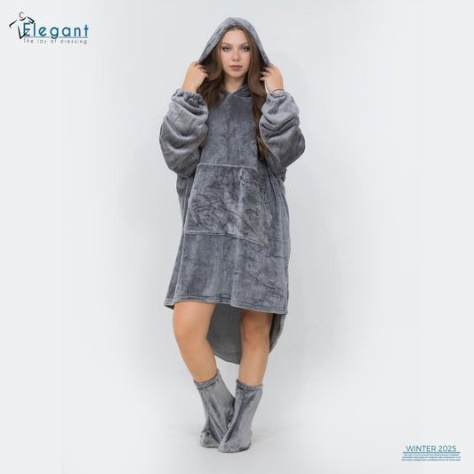 Blanket Hoodie - Dark Grey