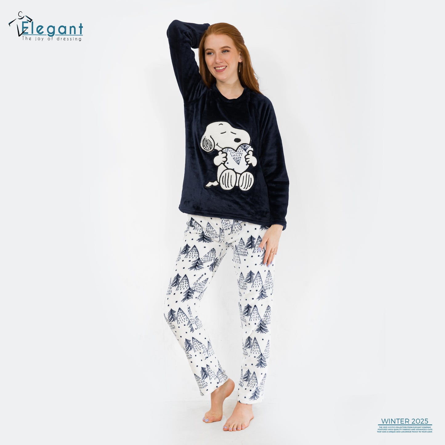 Polar PJ Navy - Snoopy Love