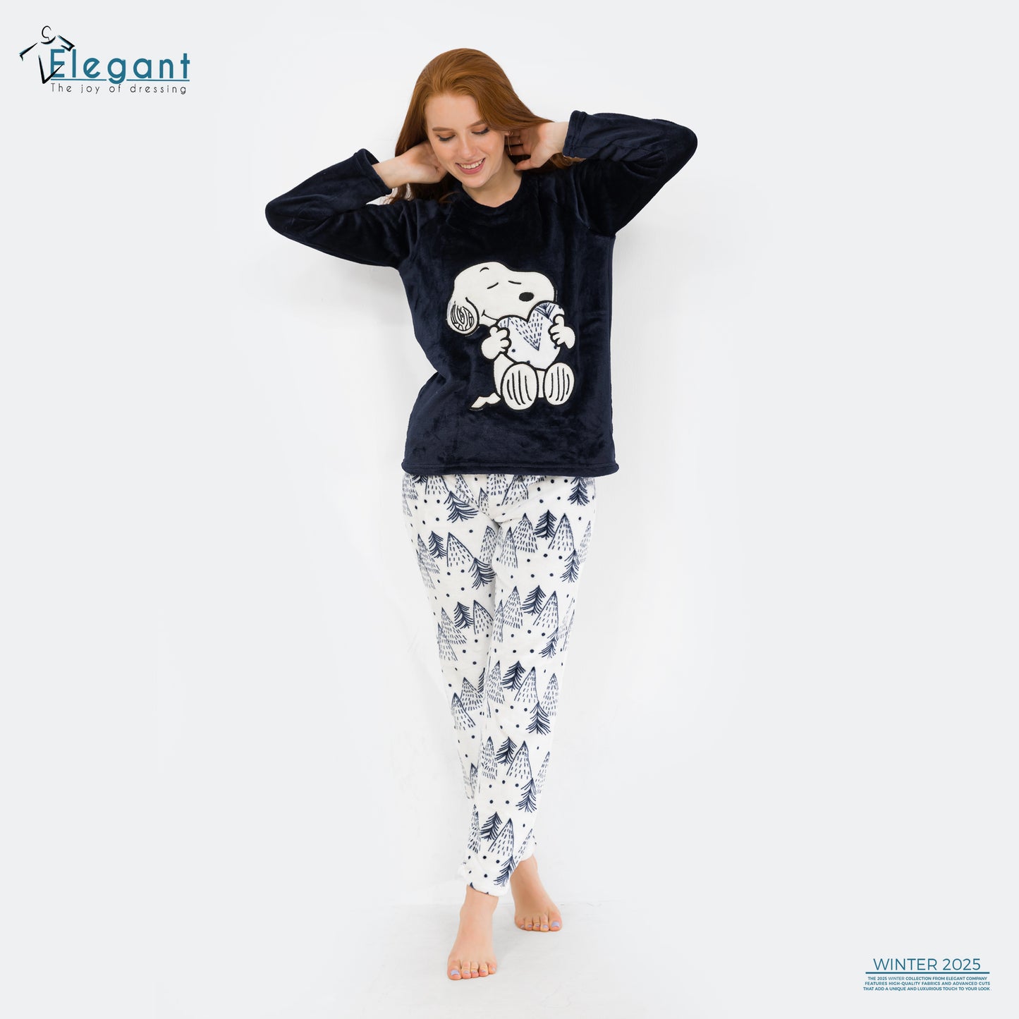 Polar PJ Navy - Snoopy Love